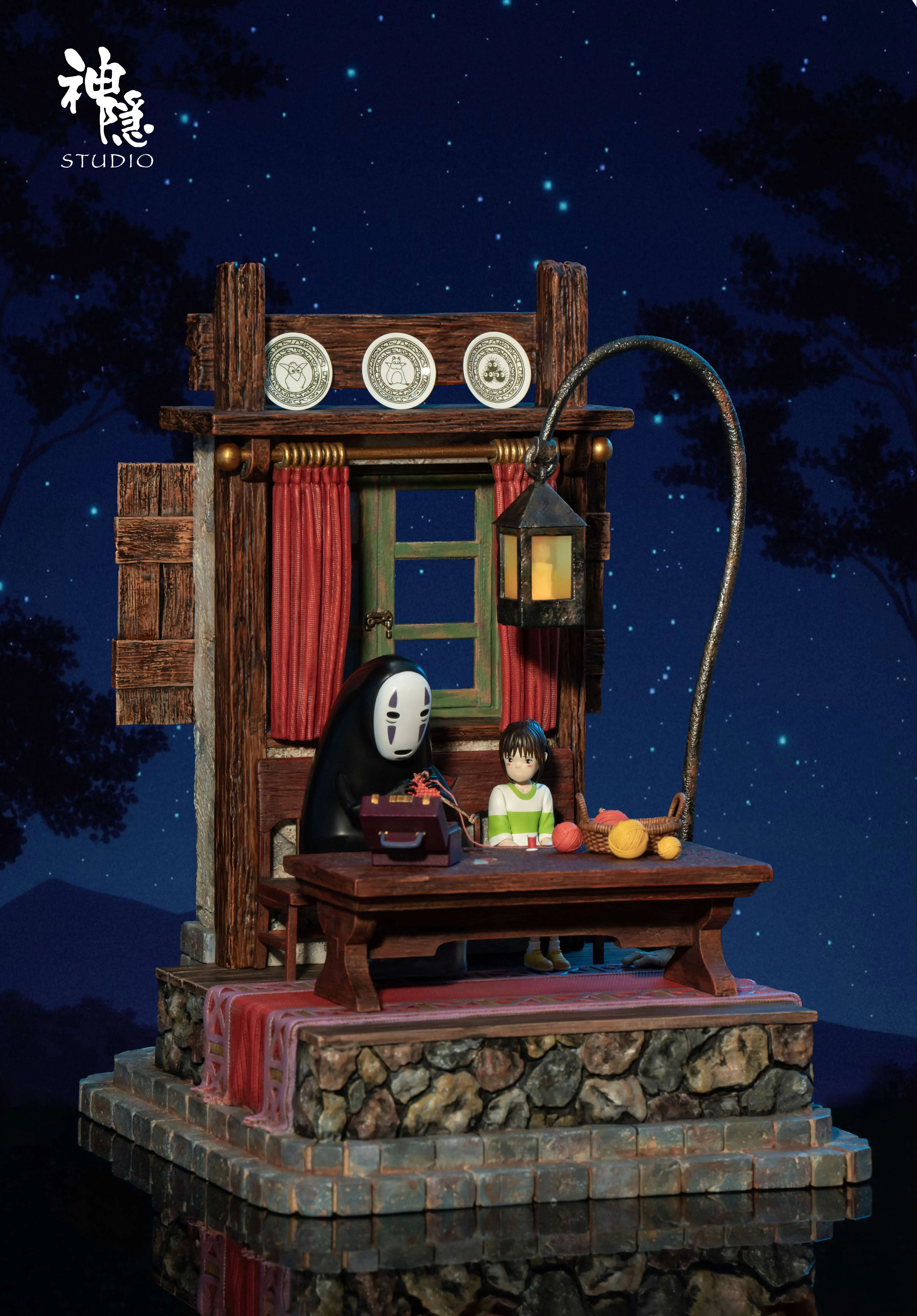 【Pre-sale】Chihiro Ogino & Kaonashi with LED-Spirited Away-ShenYin Studio