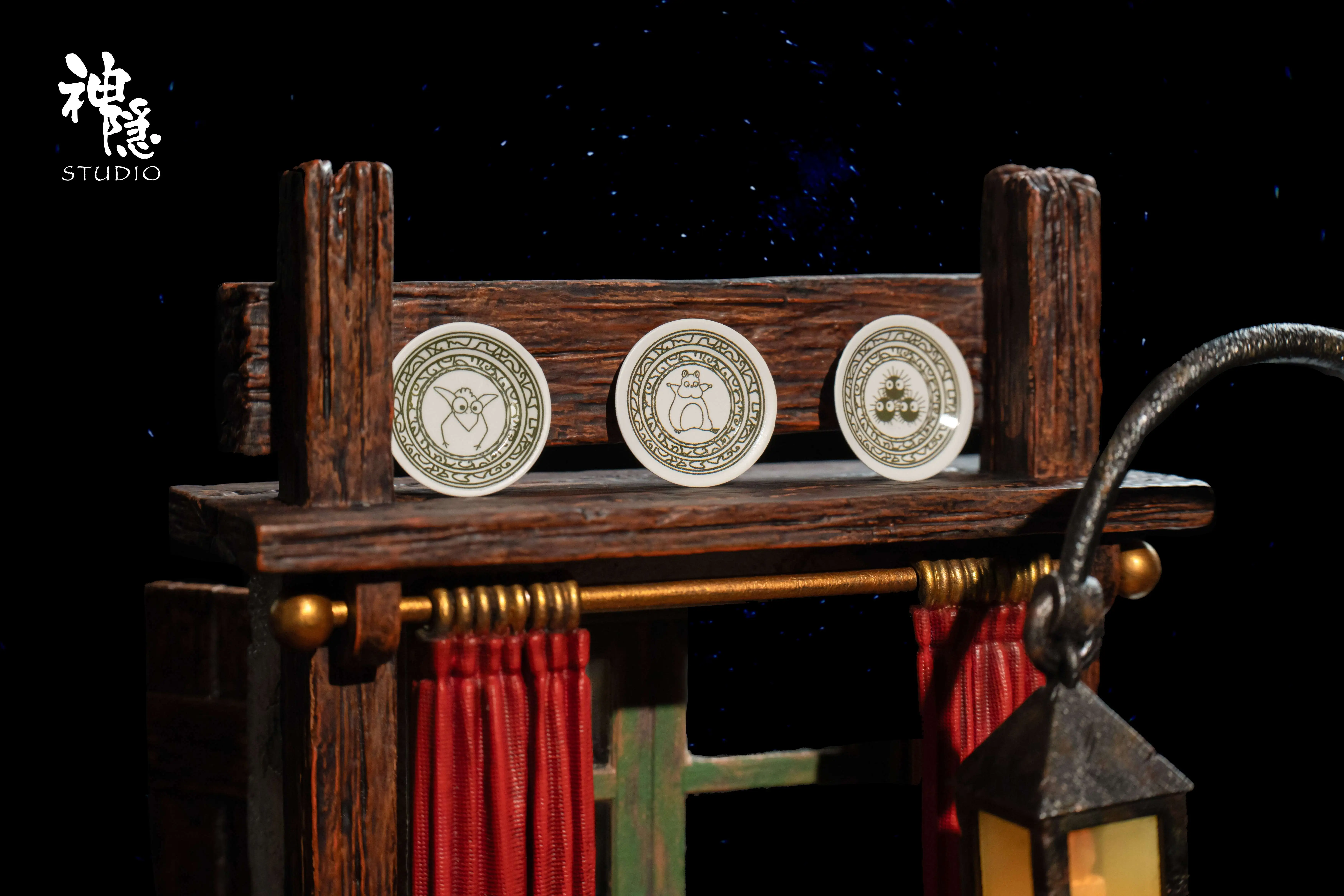 【Pre-sale】Chihiro Ogino & Kaonashi with LED-Spirited Away-ShenYin Studio