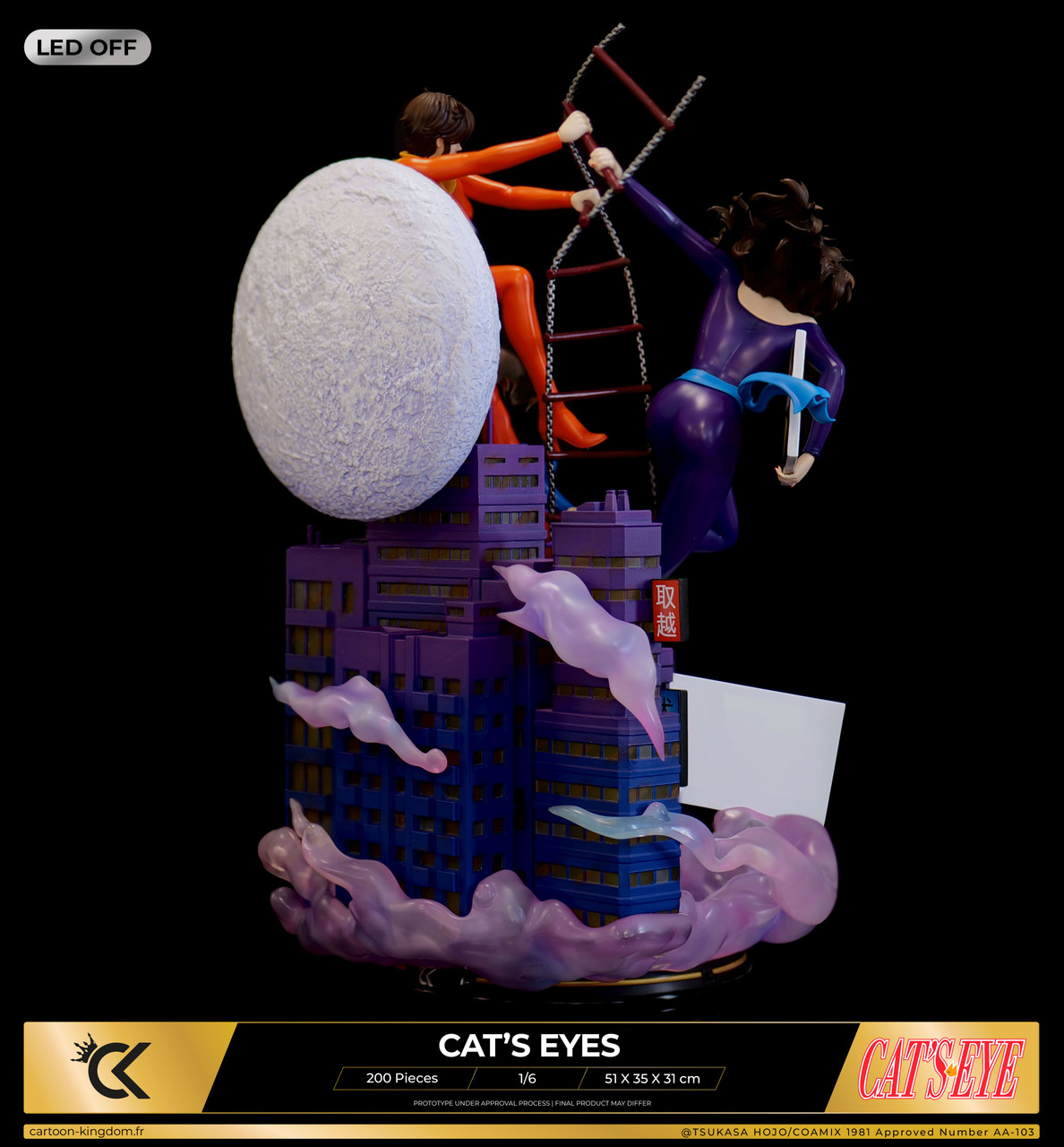 【Pre-sale】1/6 Scale Cat's eyes Kisugi Rui & Kisugi Hitomi & Kisugi Ai-Cat's Eye-Cartoon Kingdom Studio
