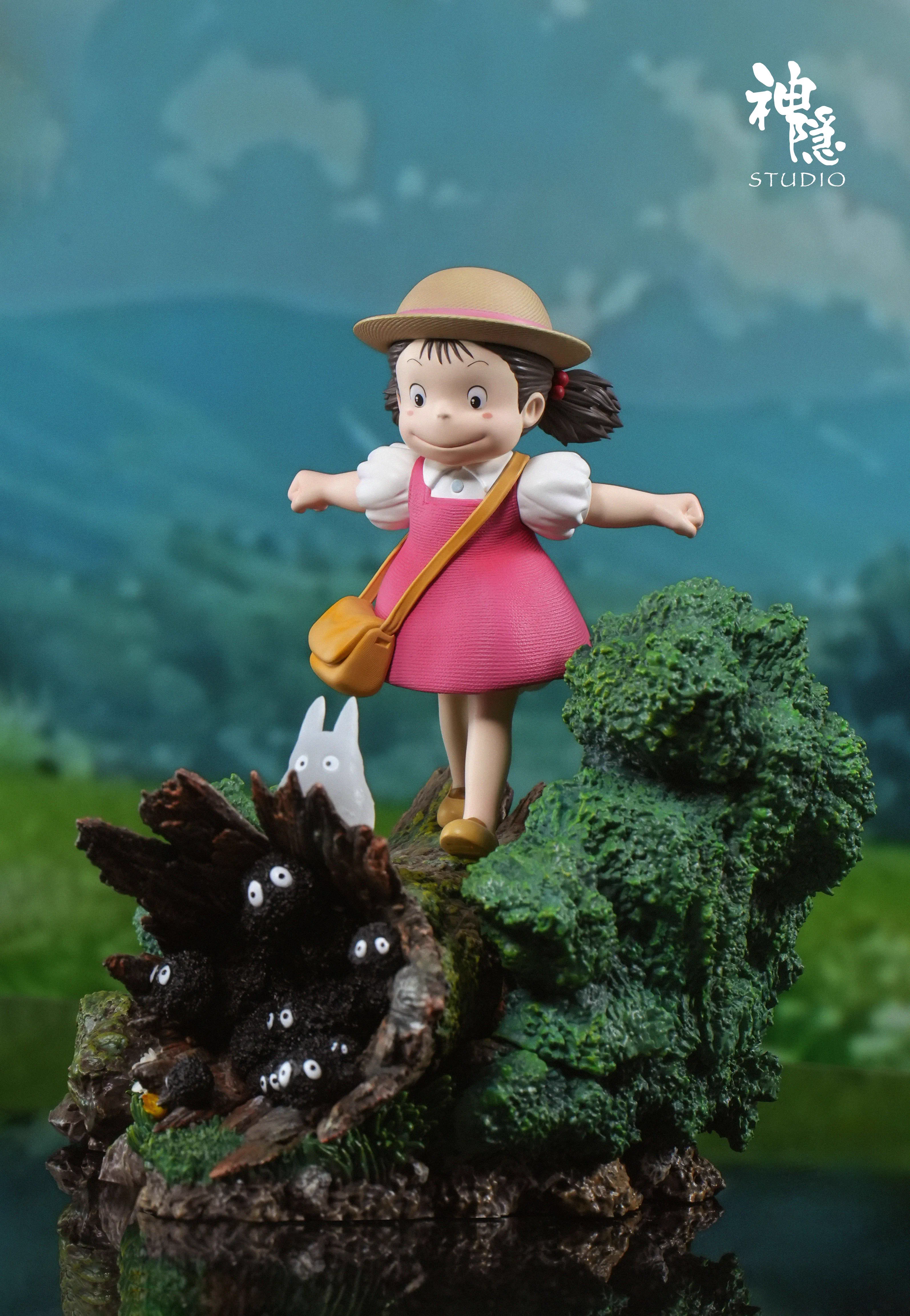 【Pre-sale】Kusakabe Mei on wood with LED-Studio Ghibli-ShenYin Studio