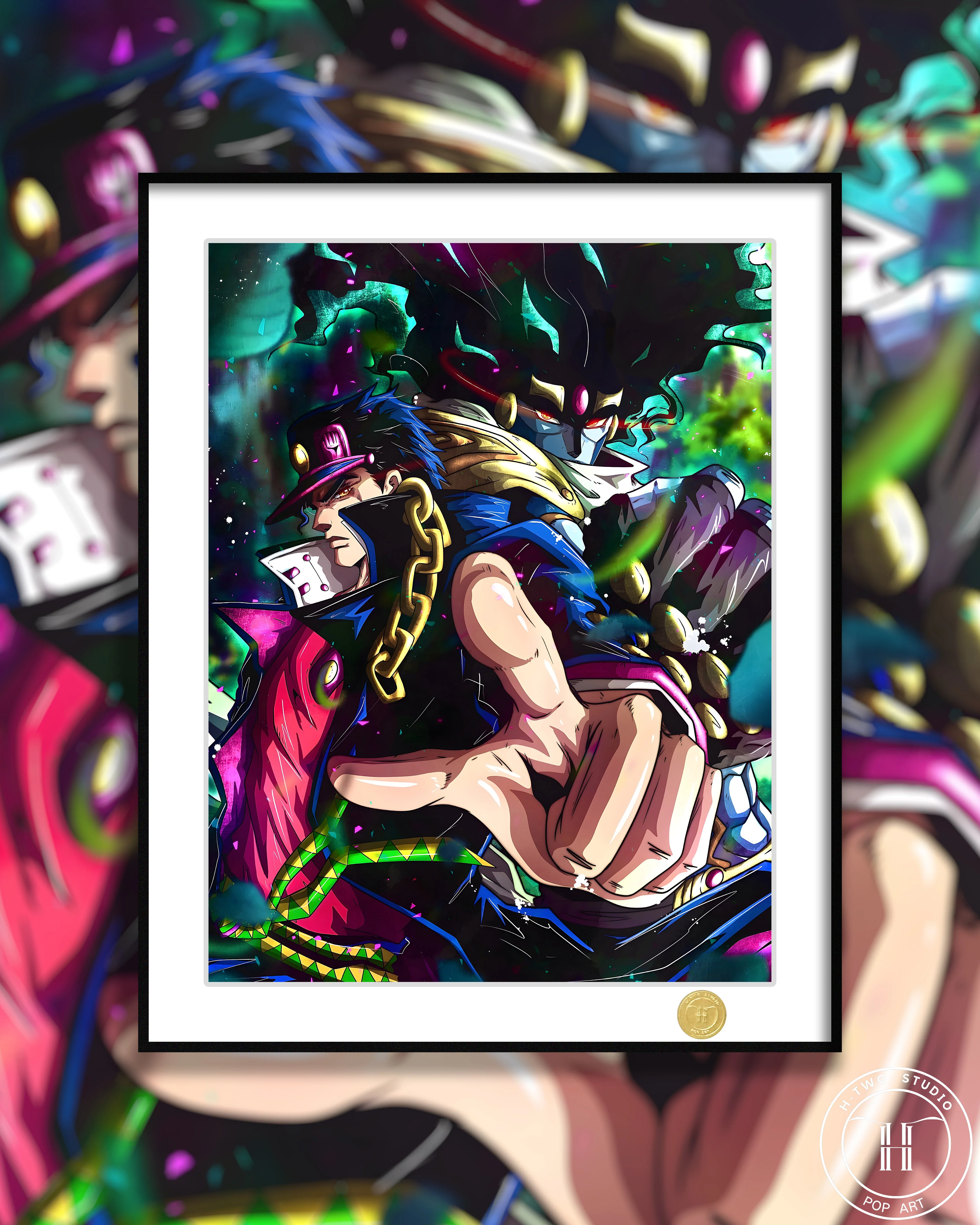 【Pre-sale】Decorative Painting of Kujō Jōtarō-JoJo's Bizarre Adventure-H2 Studio