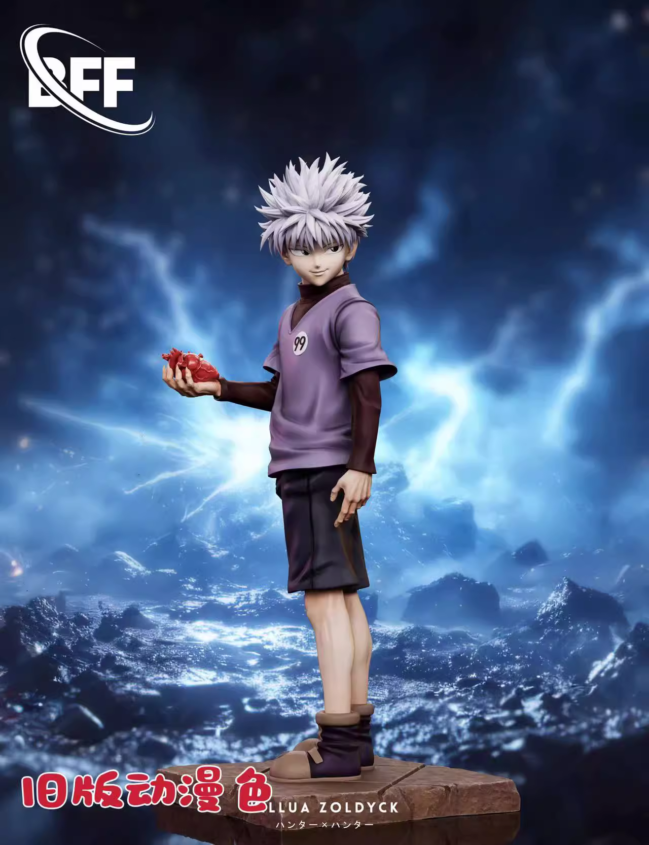 【Pre-sale】1/6 Scale Killua Zoldyck Holding Heart-HUNTER X HUNTER-BFF Studio