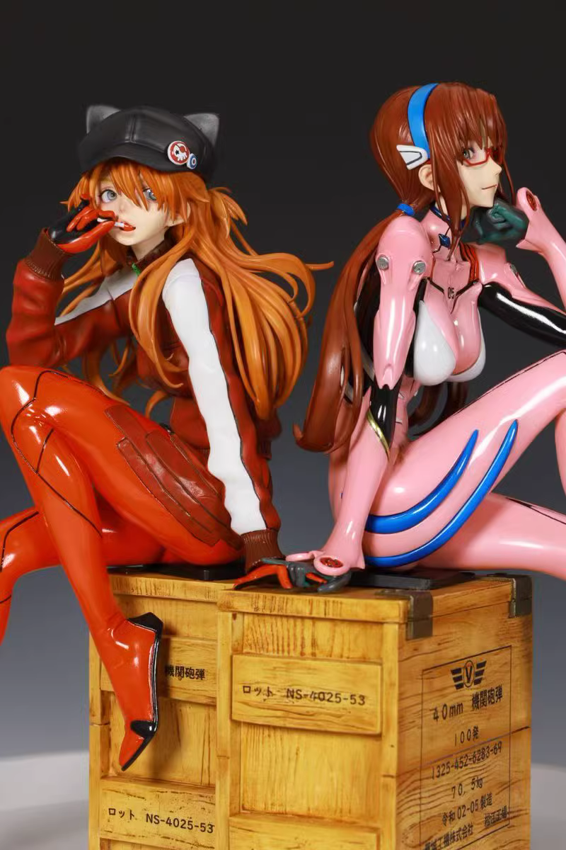 【Pre-sale】1/6 Scale Asuka Langley Soryu and Mari Makinami Illustrious-EVA-ljs Studio