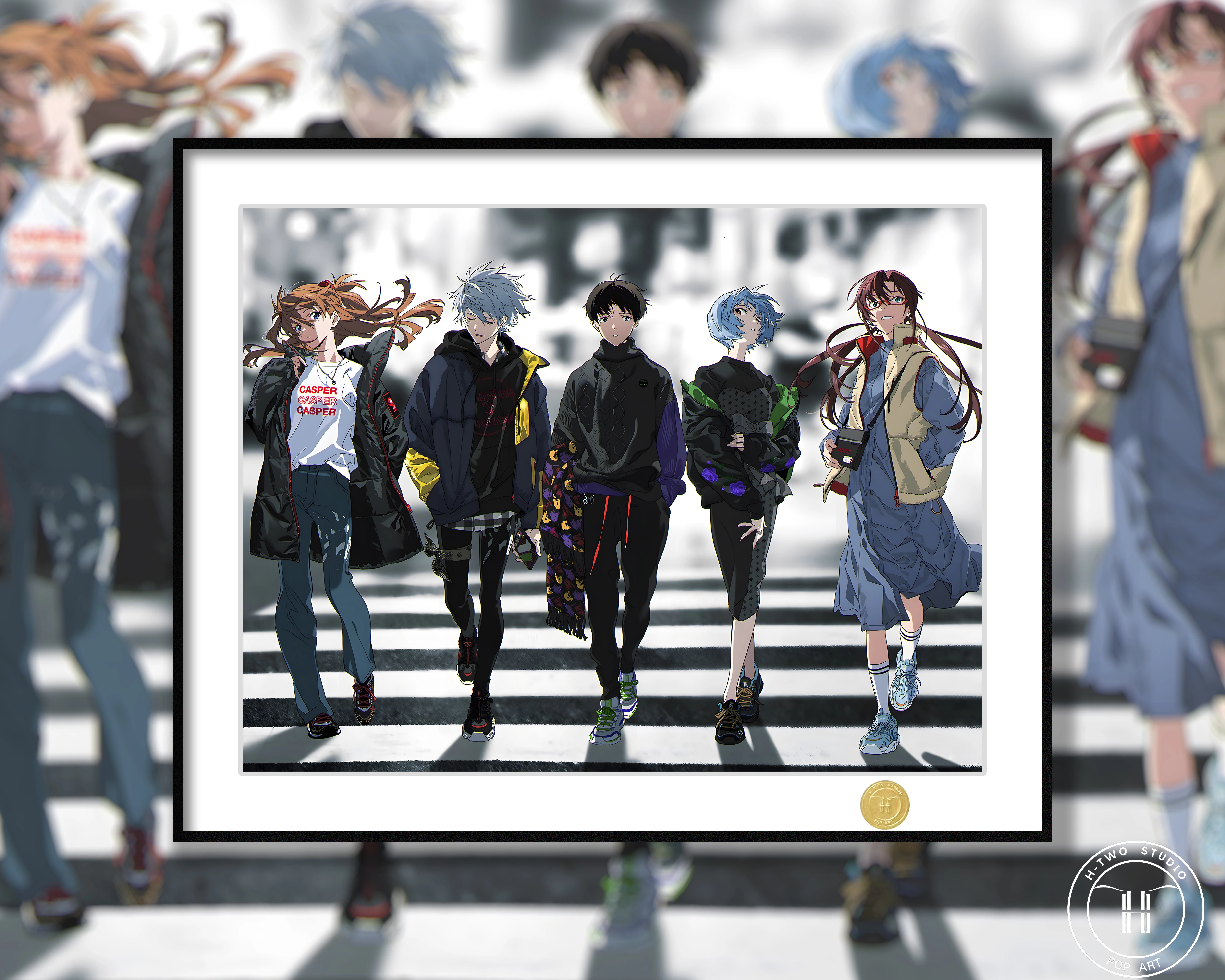 【Pre-sale】Decorative Painting of Five Characters of EVA-H2 Studio