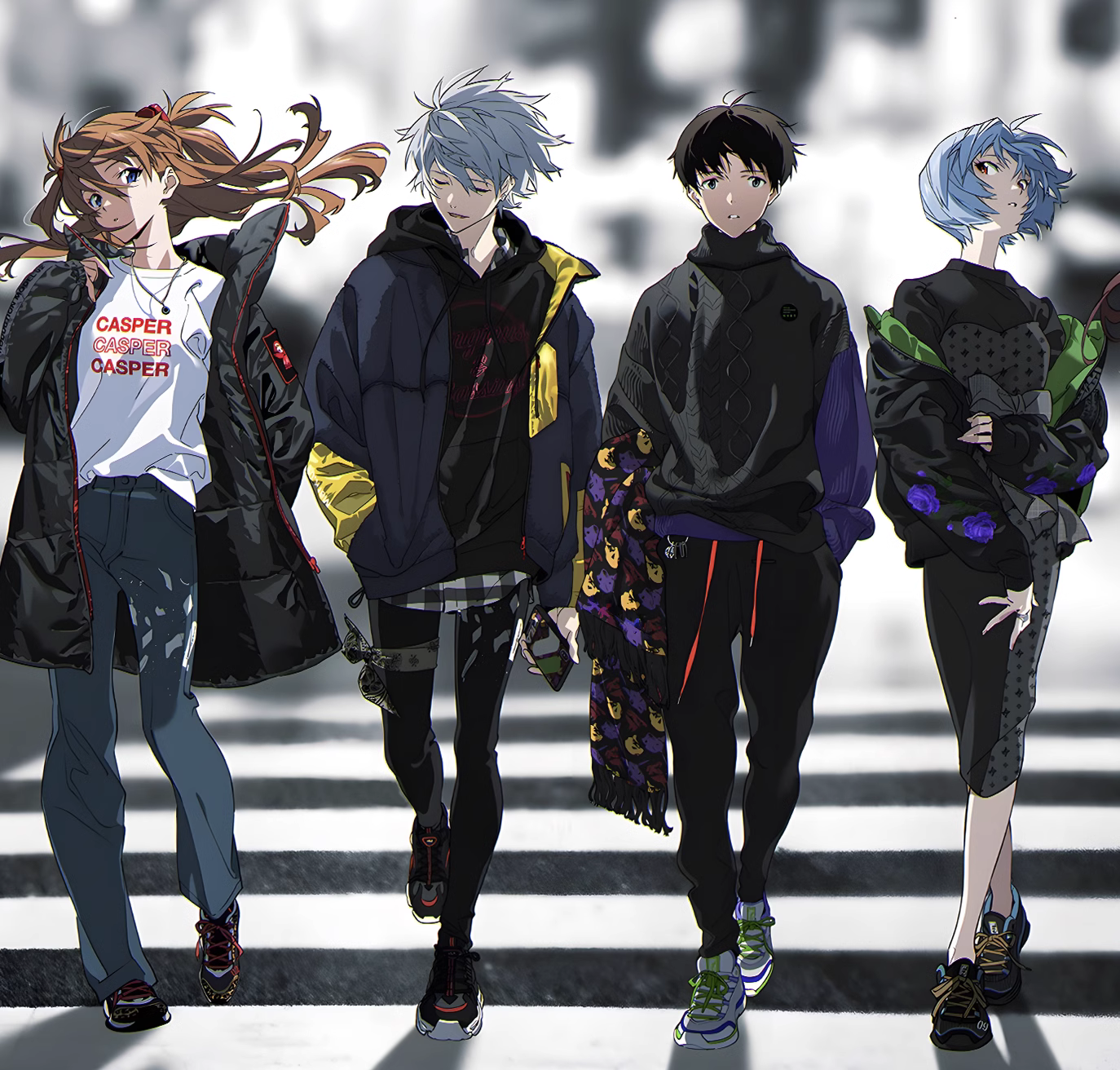 【Pre-sale】Decorative Painting of Five Characters of EVA-H2 Studio