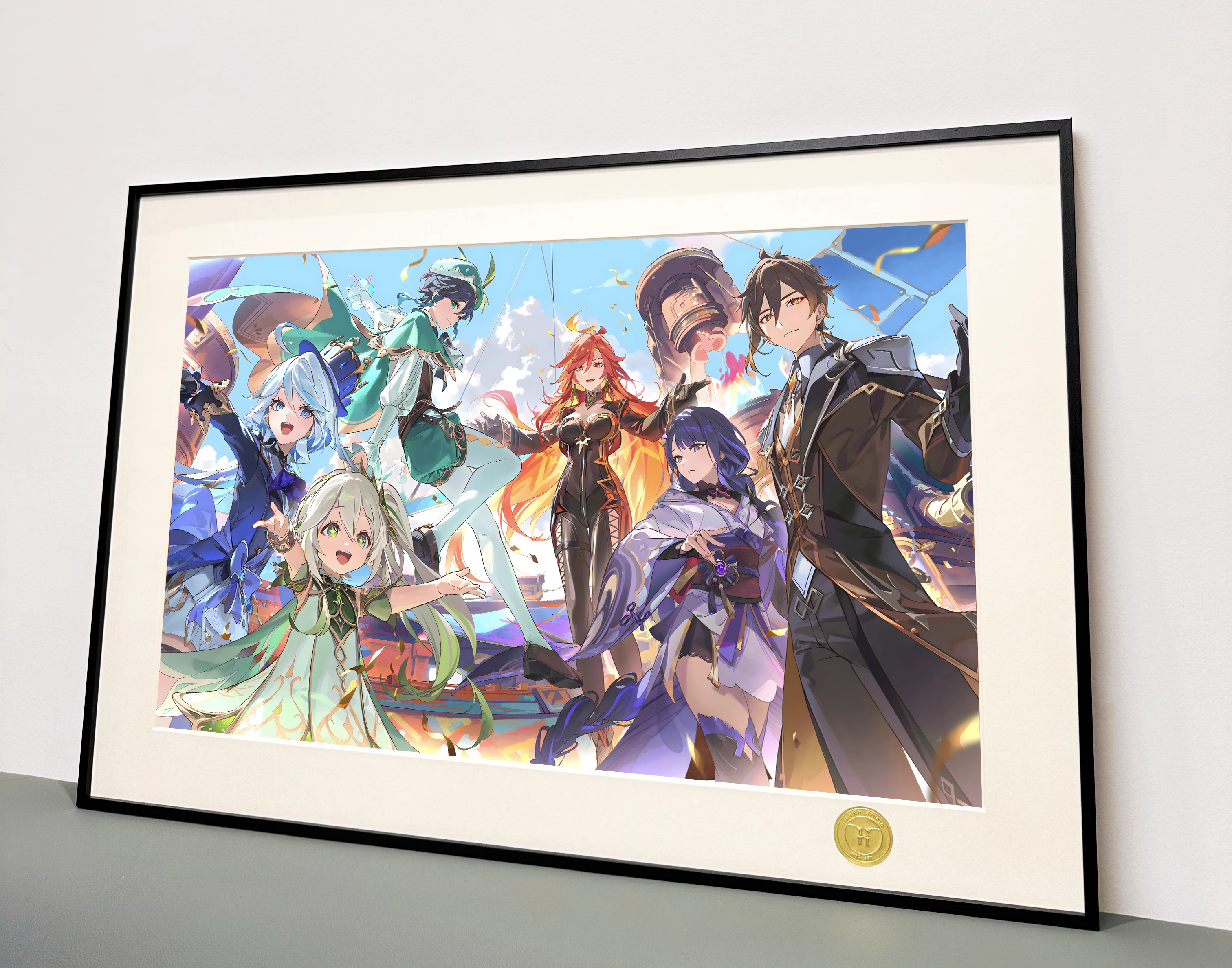 【Pre-sale】Decorative Painting of Six Gods-Genshin Impact-H2 Studio