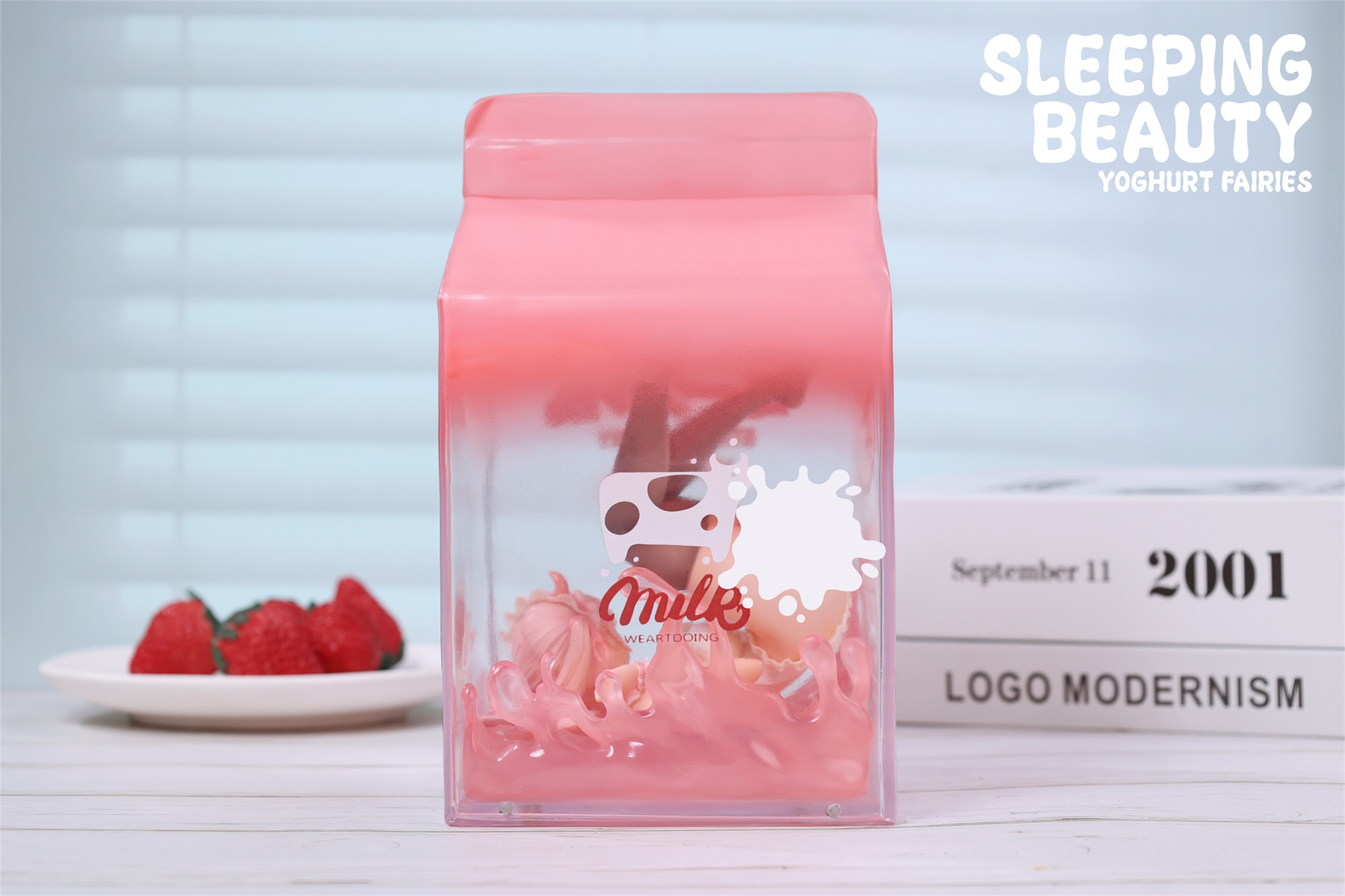 【Sold out】Milk Fairies-Milky Mirage and Yoghurt Fairies-Strawberry Dreamscape-Original Design-WeArtDoing Studio