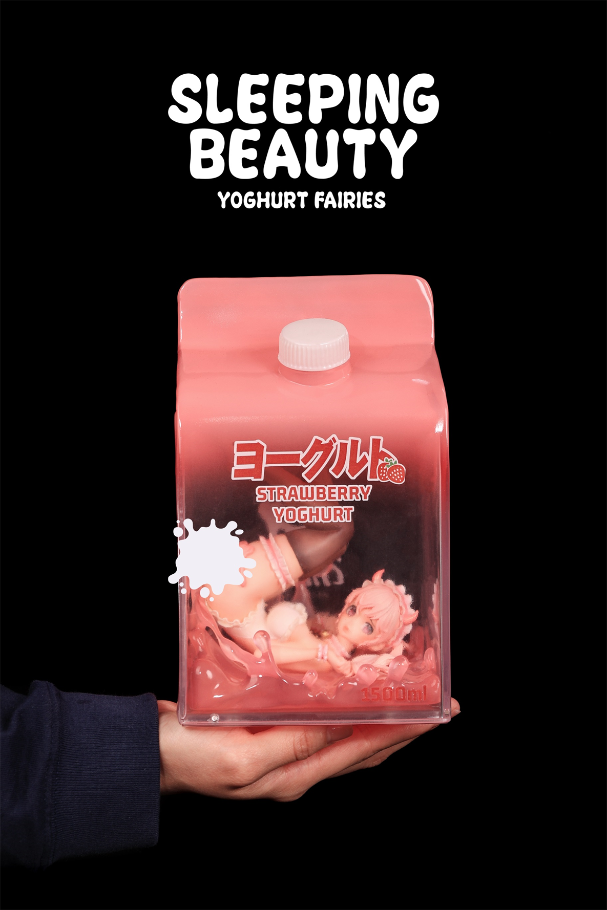 【Sold out】Milk Fairies-Milky Mirage and Yoghurt Fairies-Strawberry Dreamscape-Original Design-WeArtDoing Studio