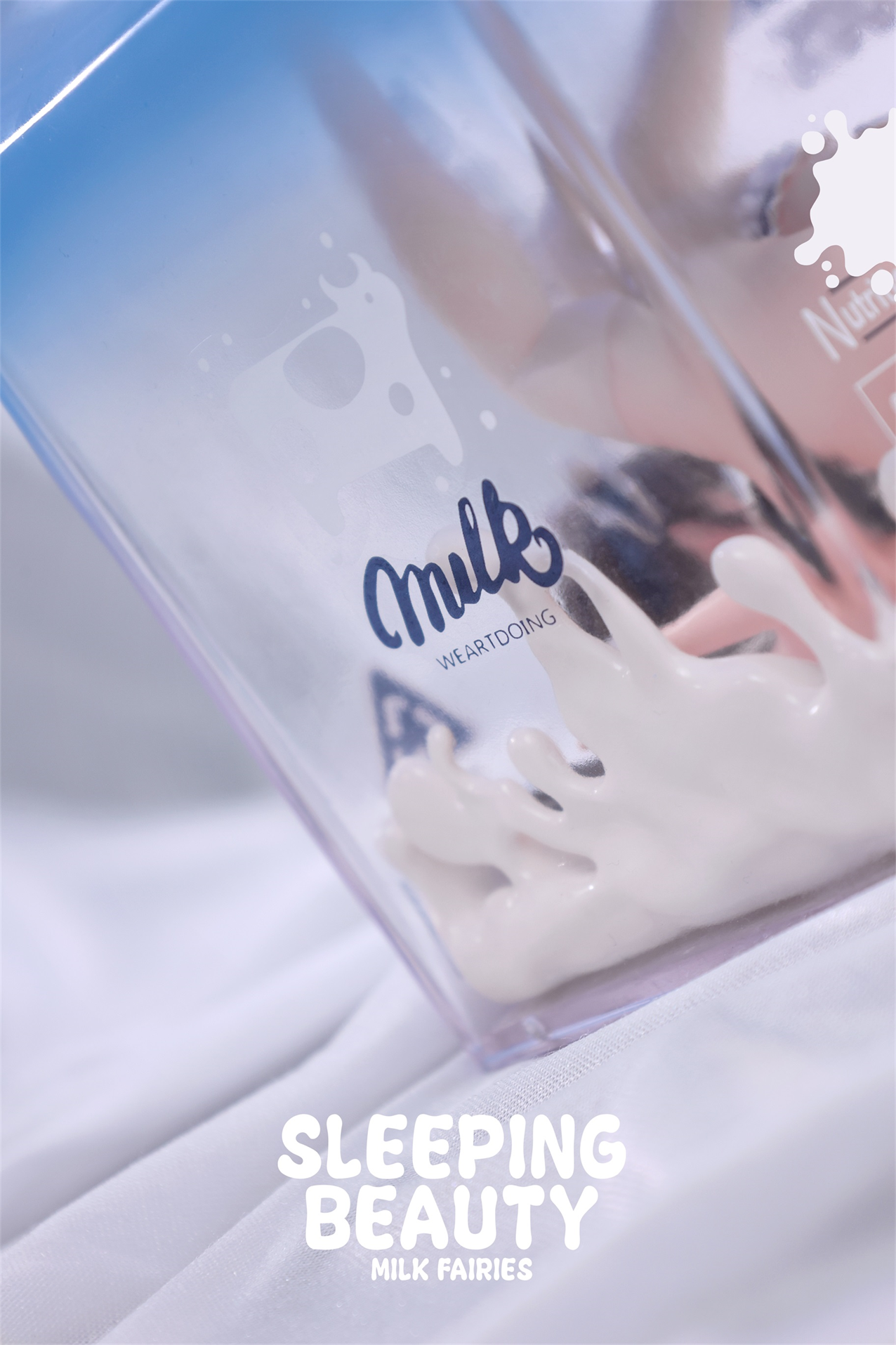 【Sold out】Milk Fairies-Milky Mirage and Yoghurt Fairies-Strawberry Dreamscape-Original Design-WeArtDoing Studio