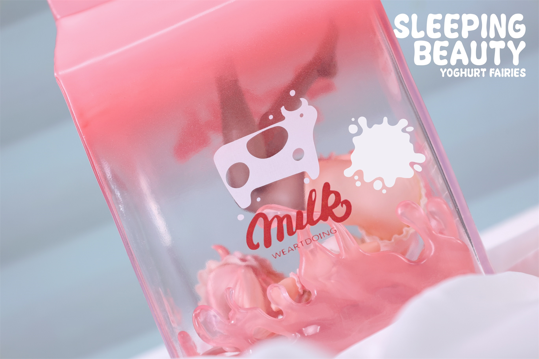 【Sold out】Milk Fairies-Milky Mirage and Yoghurt Fairies-Strawberry Dreamscape-Original Design-WeArtDoing Studio