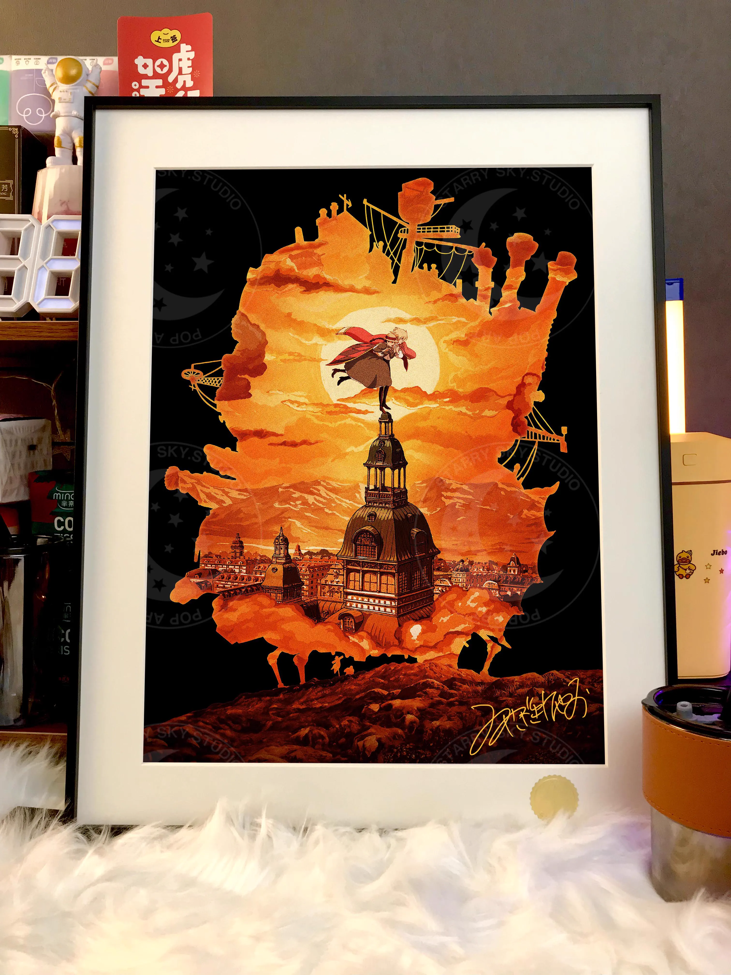 【Pre-sale】Decorative Painting of Sophie and Howl-Howl's Moving Castle-XingKong Studio