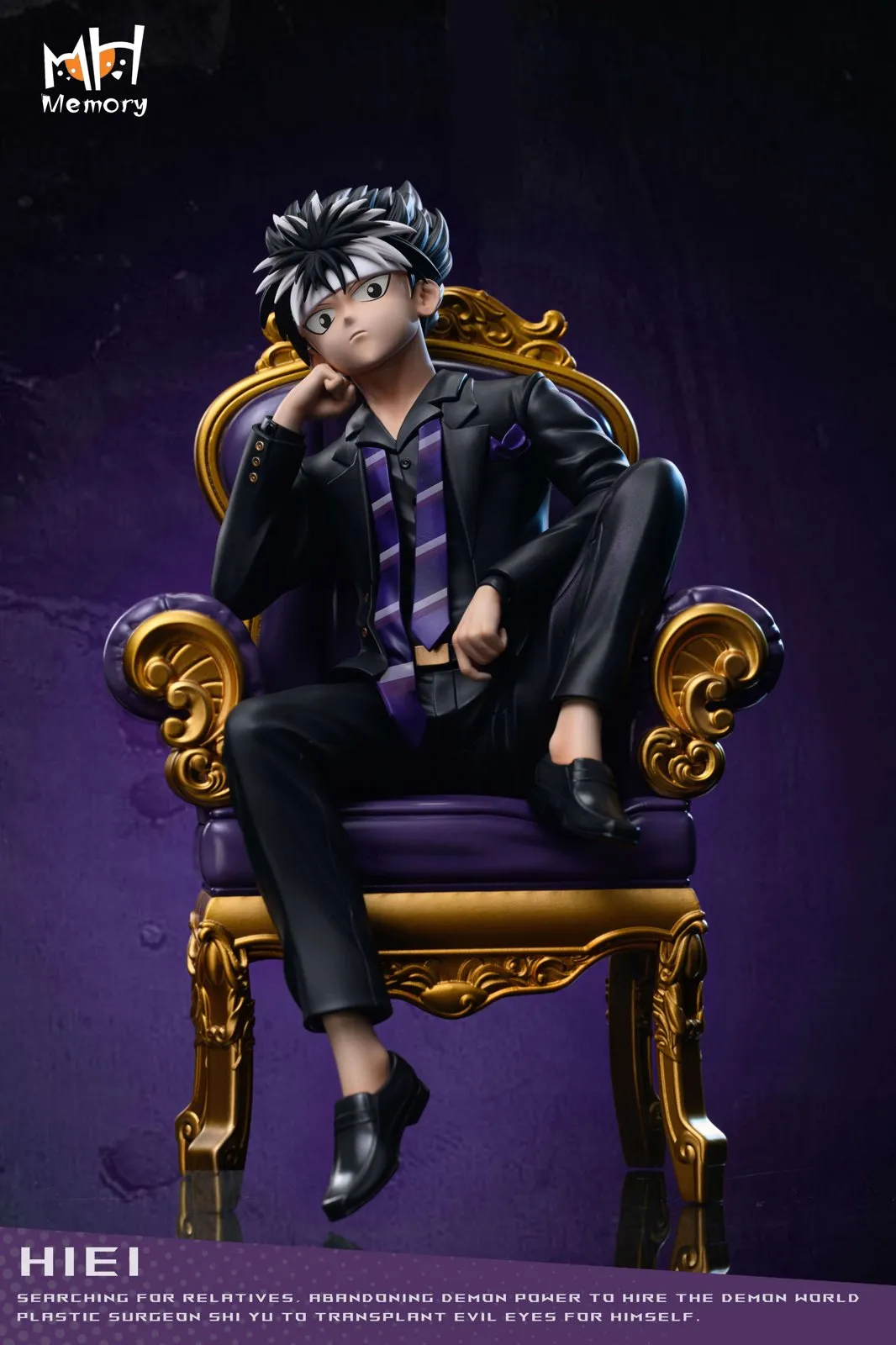 【Pre-sale】1/6 Scale Sitting Hiei-YuYu Hakusho-Memory-Studio