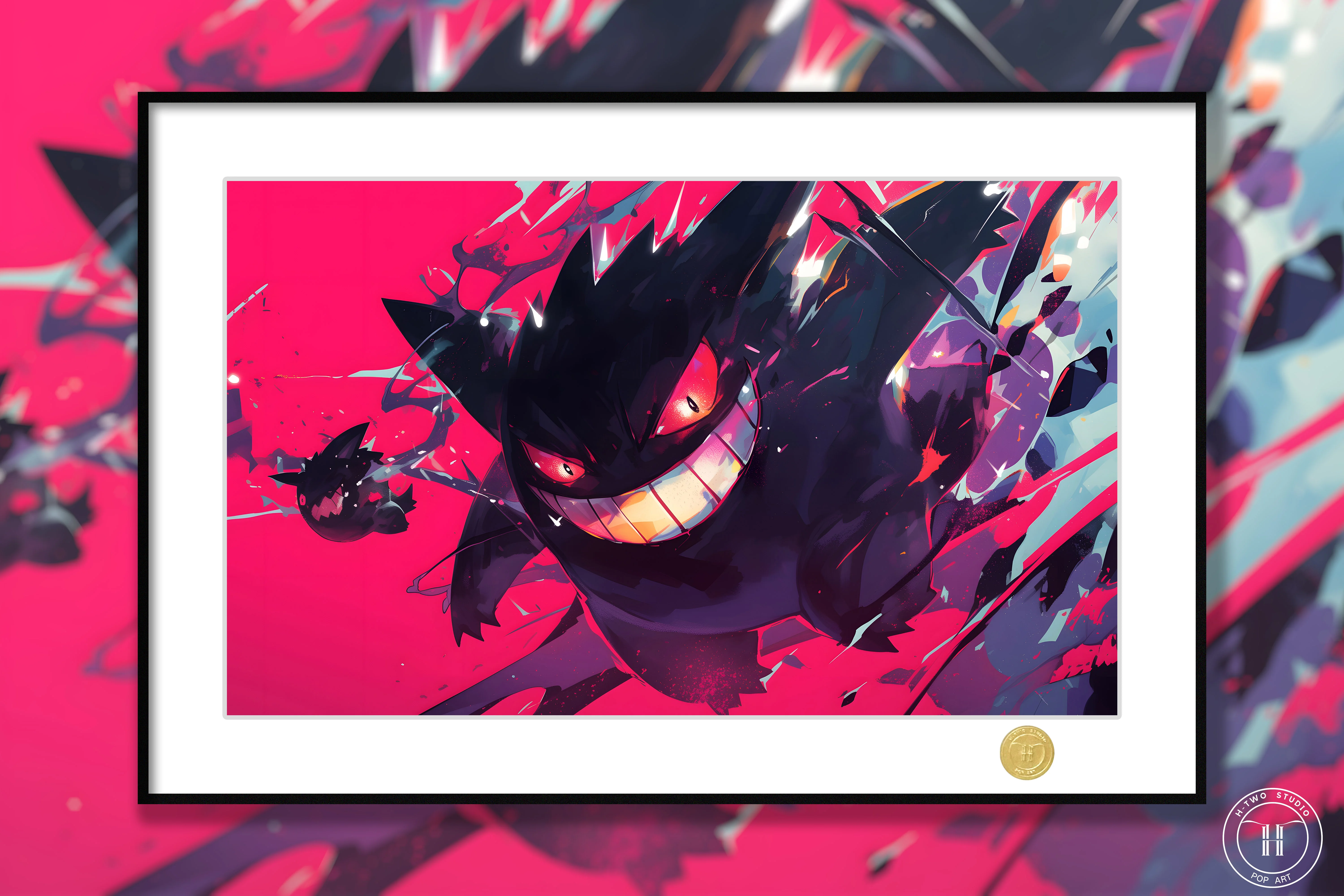 【Pre-sale】Decorative Painting of Gengar-Pokemon-H2 Studio