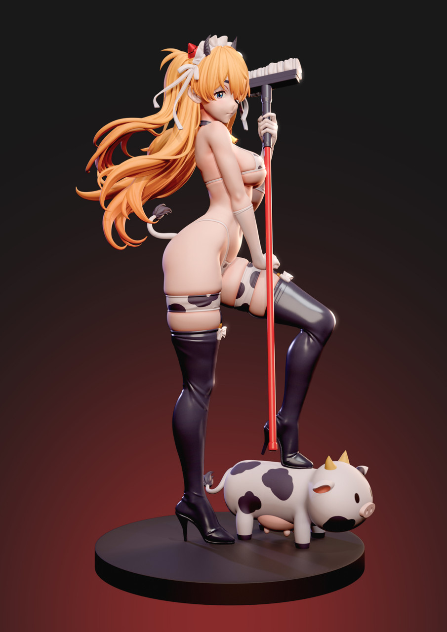 【Pre-sale】1/6 Scale Cow Maid Asuka-(EVA) EVAngelion-Midnight Studio