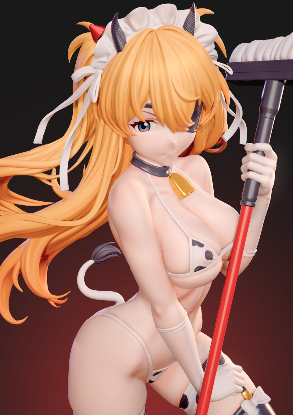 【Pre-sale】1/6 Scale Cow Maid Asuka-(EVA) EVAngelion-Midnight Studio