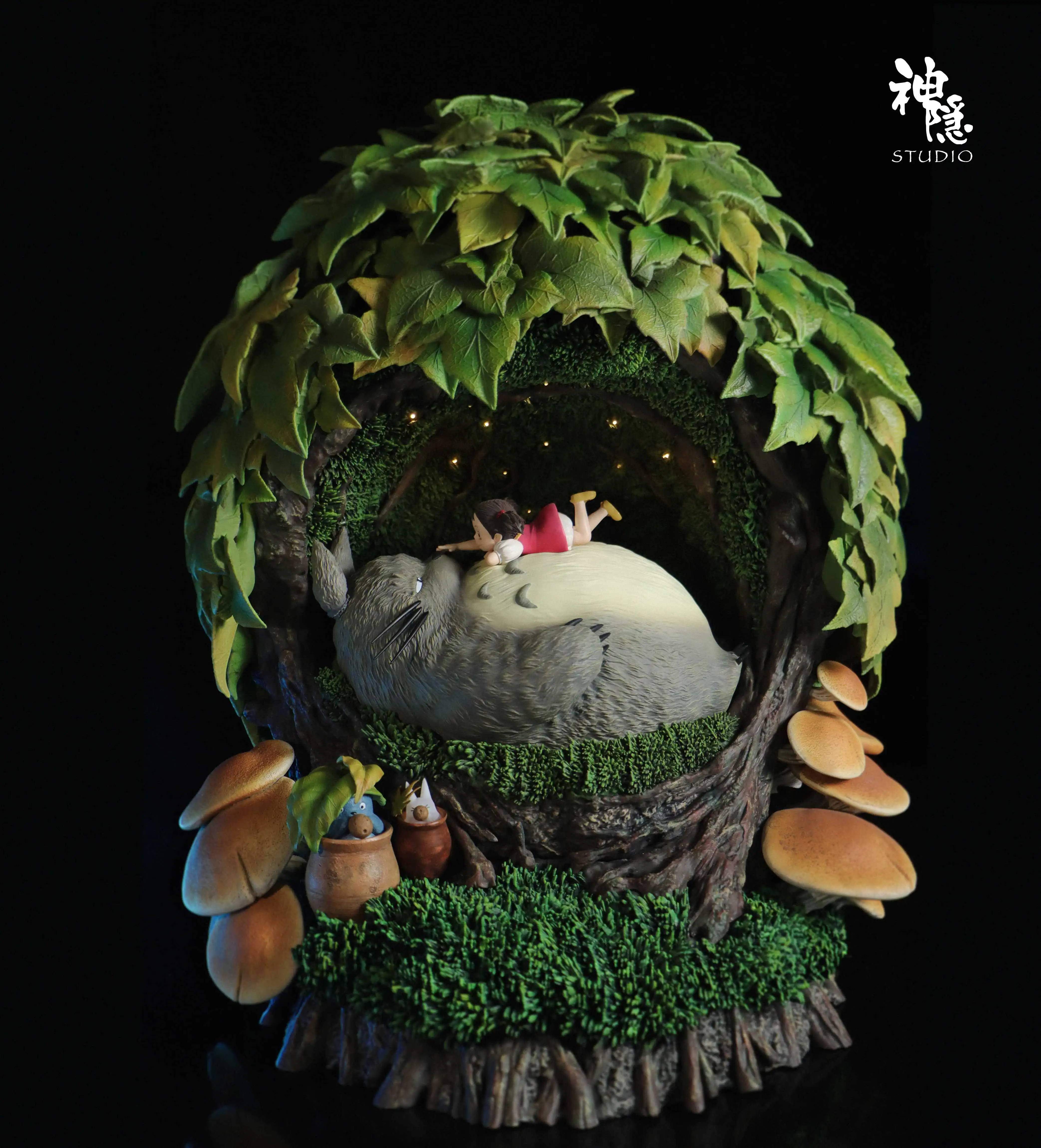 【Left one】Totoro Rest in the Tree Hole-Studio Ghibli-ShenYin Studio