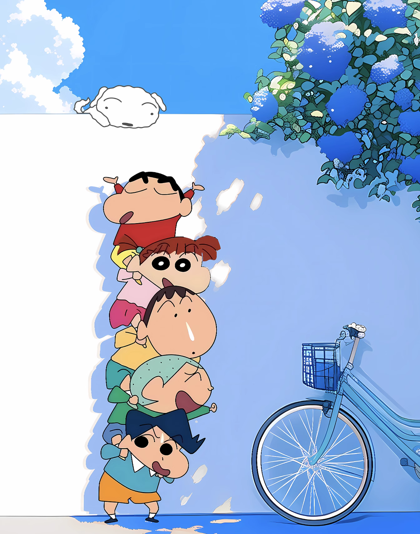 【Pre-sale】Decorative Painting of Five Kids-Crayon Shin-chan-H2 Studio