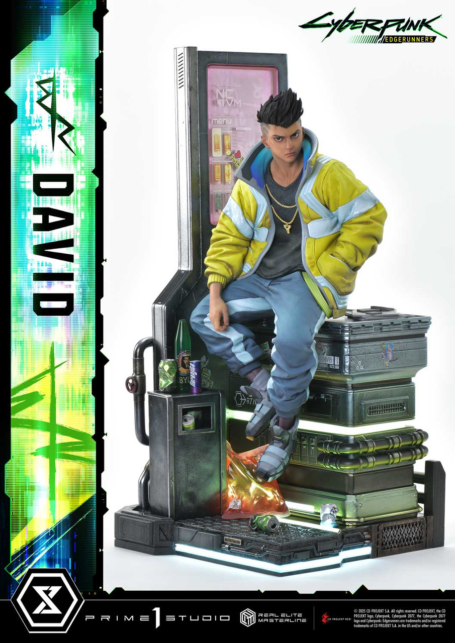 【Pre-sale】1/4 Scale David with LED-CYBERPUNK EDGERUNNERS-Prime 1 Studio