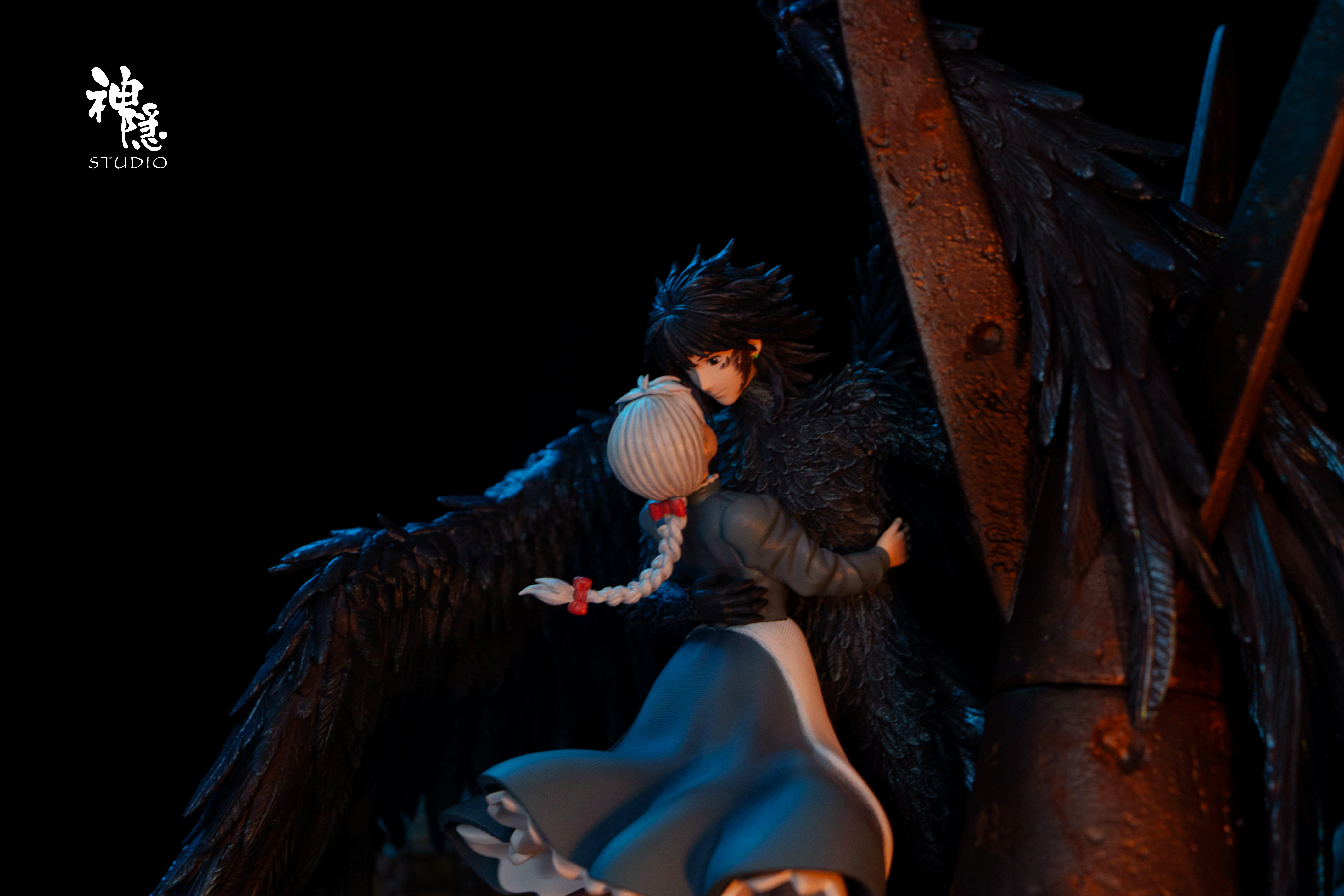 【Sold out】Silhouette Moment Series Embrace in War with LED-Howl's Moving Castle-ShenYin Studio