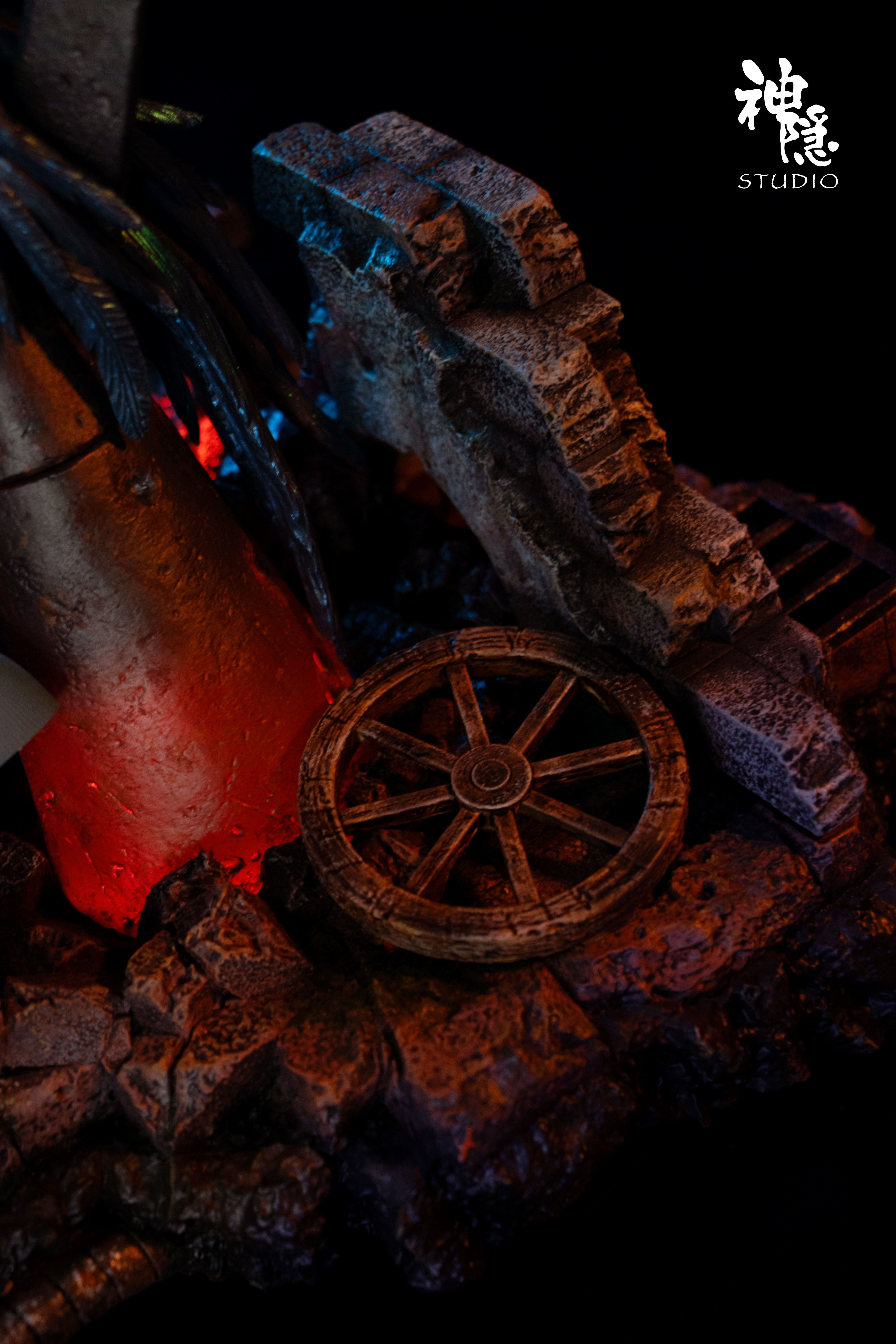 【Sold out】Silhouette Moment Series Embrace in War with LED-Howl's Moving Castle-ShenYin Studio