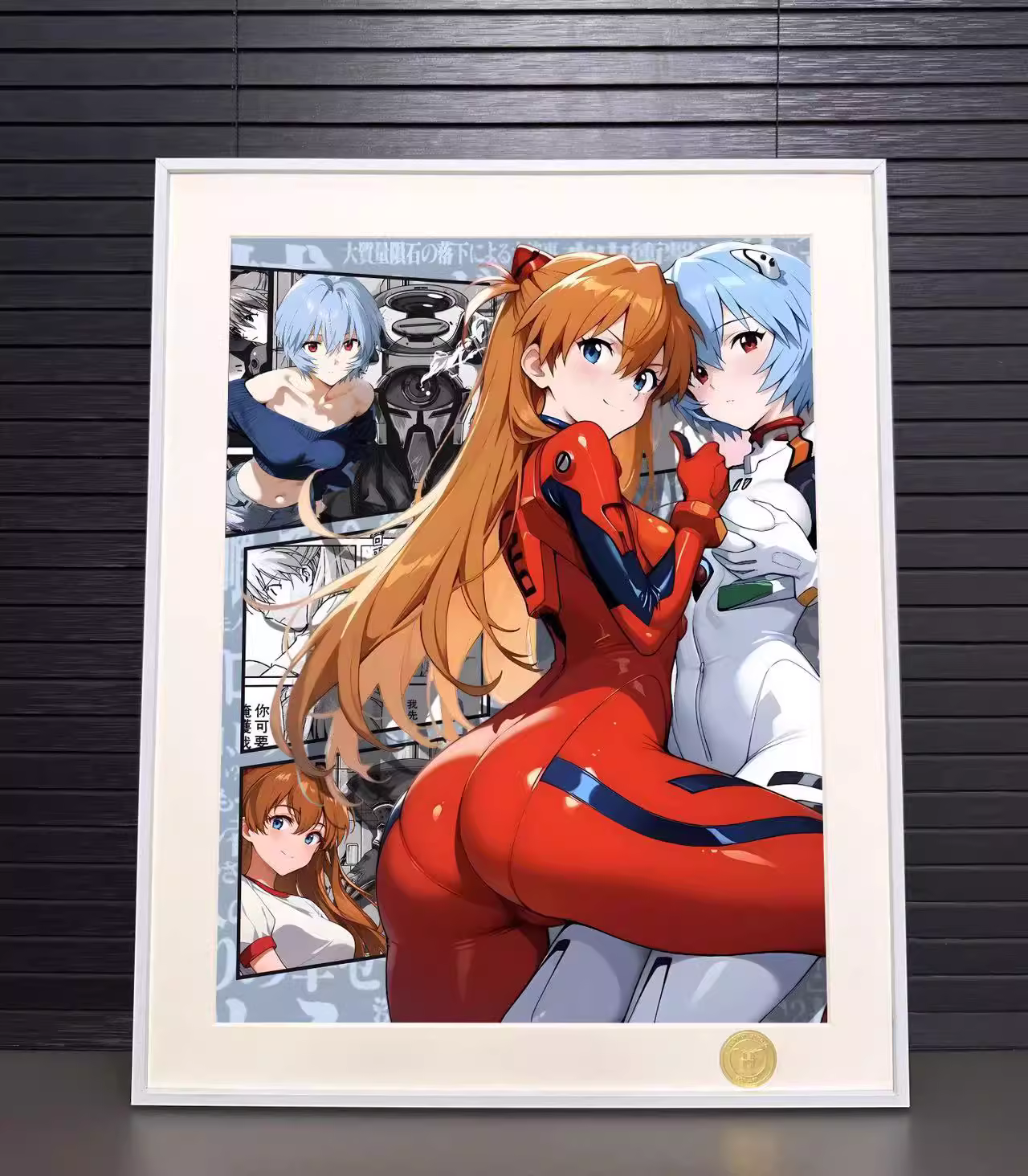【Pre-sale】Decorative Painting of Asuka Langley Soryu and Ayanami Rei-EVA-H2 Studio