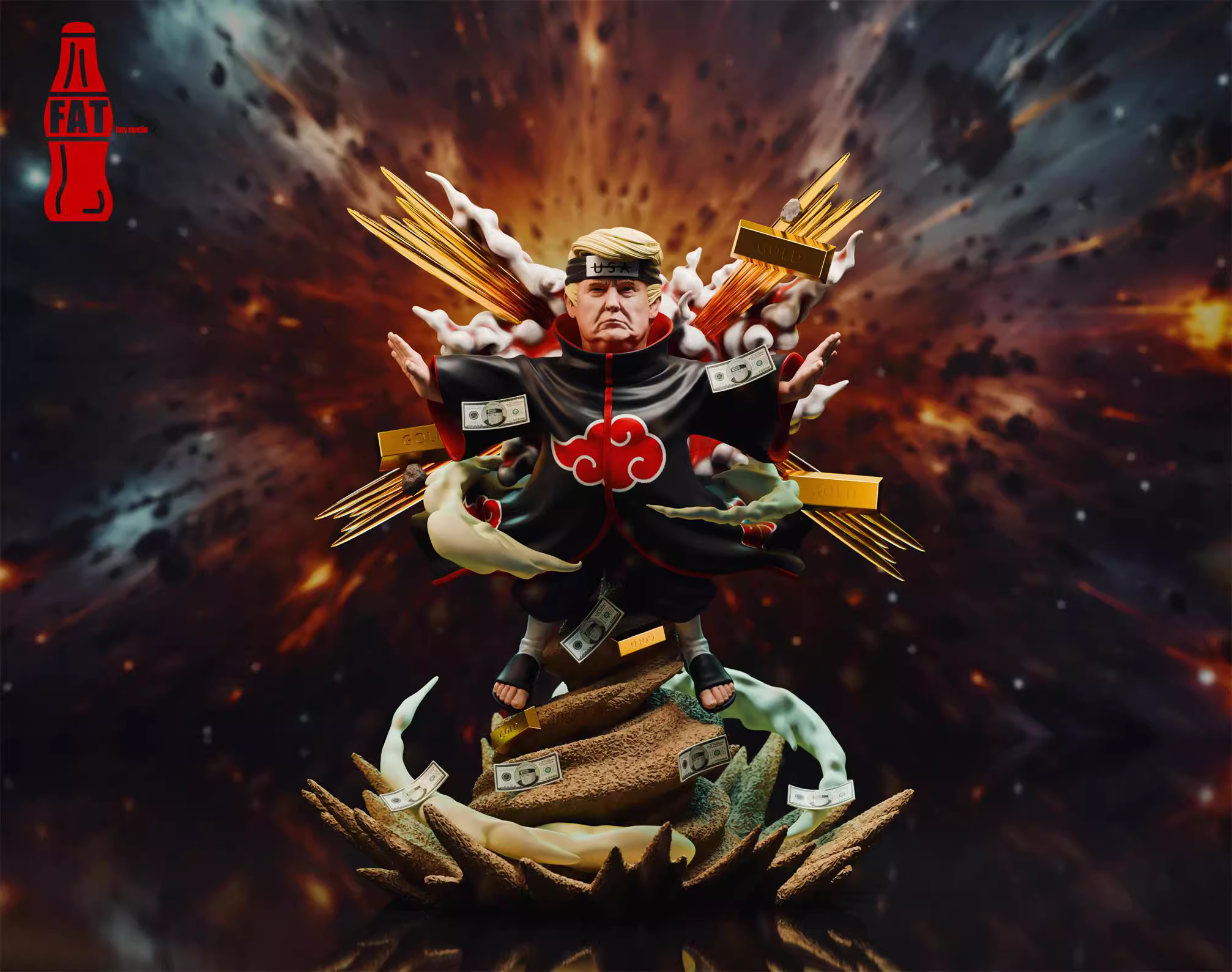 【Pre-sale】Naruto Style Trump-Super and FAT BOY Studios