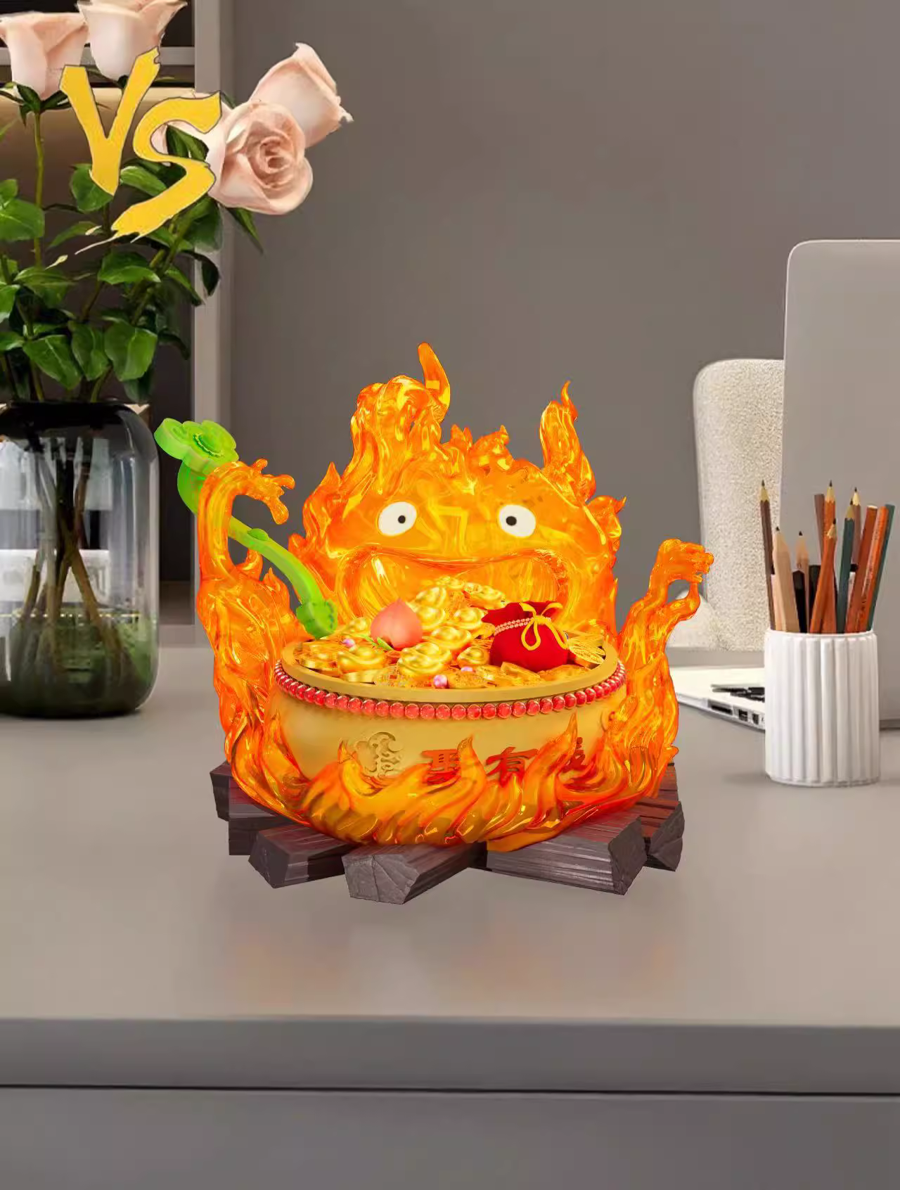 【Pre-sale】016 Wealth Attraction Calcifer-Howl's Moving Castle-VS Studio