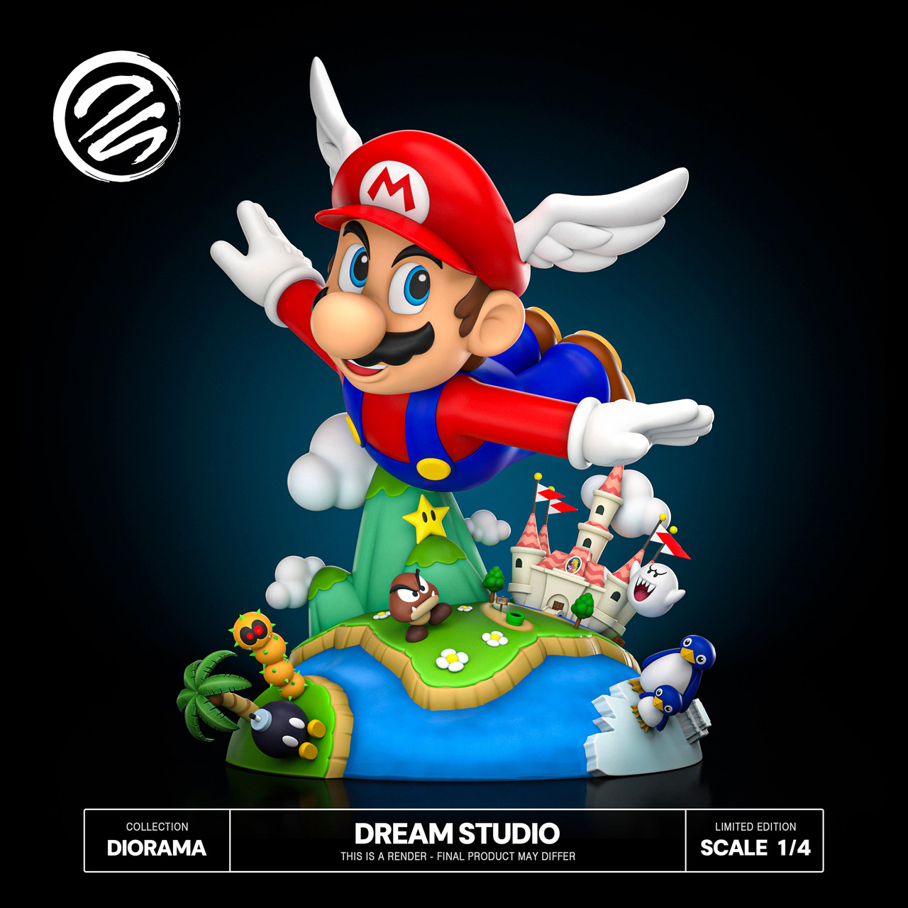 【Pre-sale】1/4 Scale Super Mario 64-Super Mario-Dream Studio