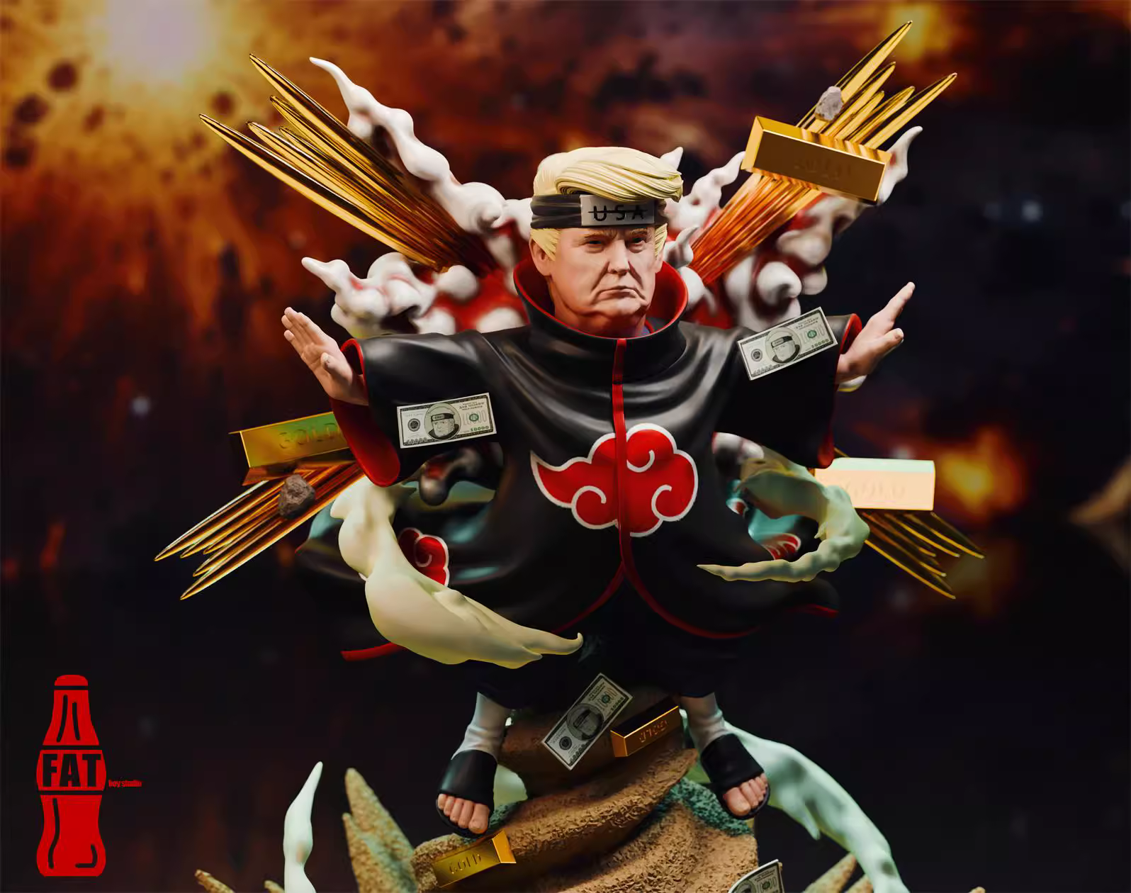 【Pre-sale】Naruto Style Trump-Super and FAT BOY Studios