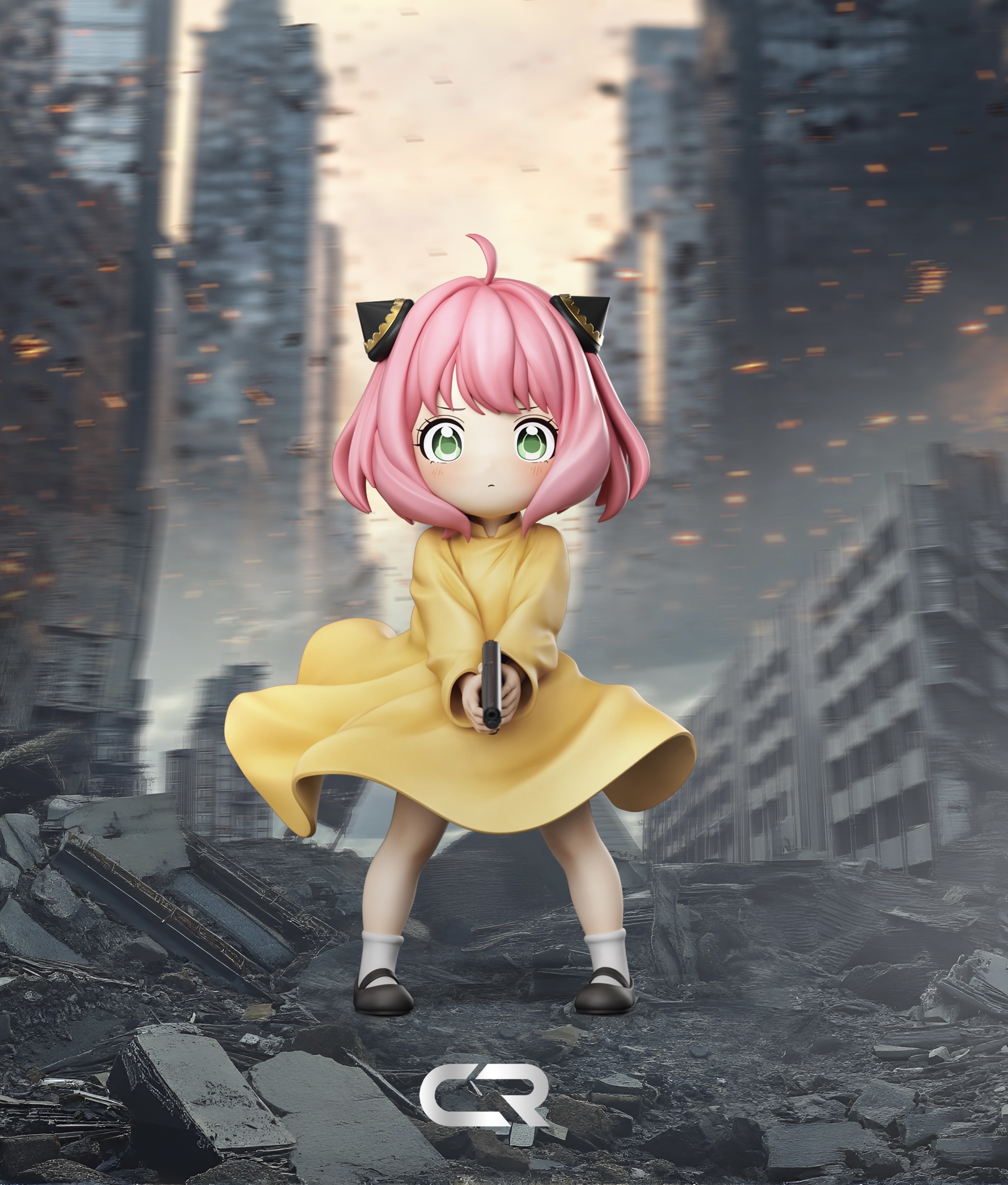 【Pre-sale】Gun Holding Anya-CP Studio