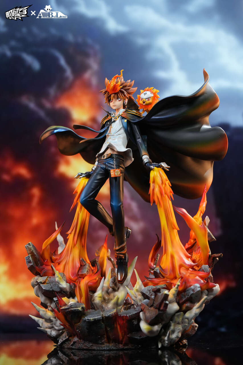 【Sold out】1/6 Scale Sawada Tsunayoshi with LED-HITMAN REBORN!-Jike Studio and Arcobaleno Studio