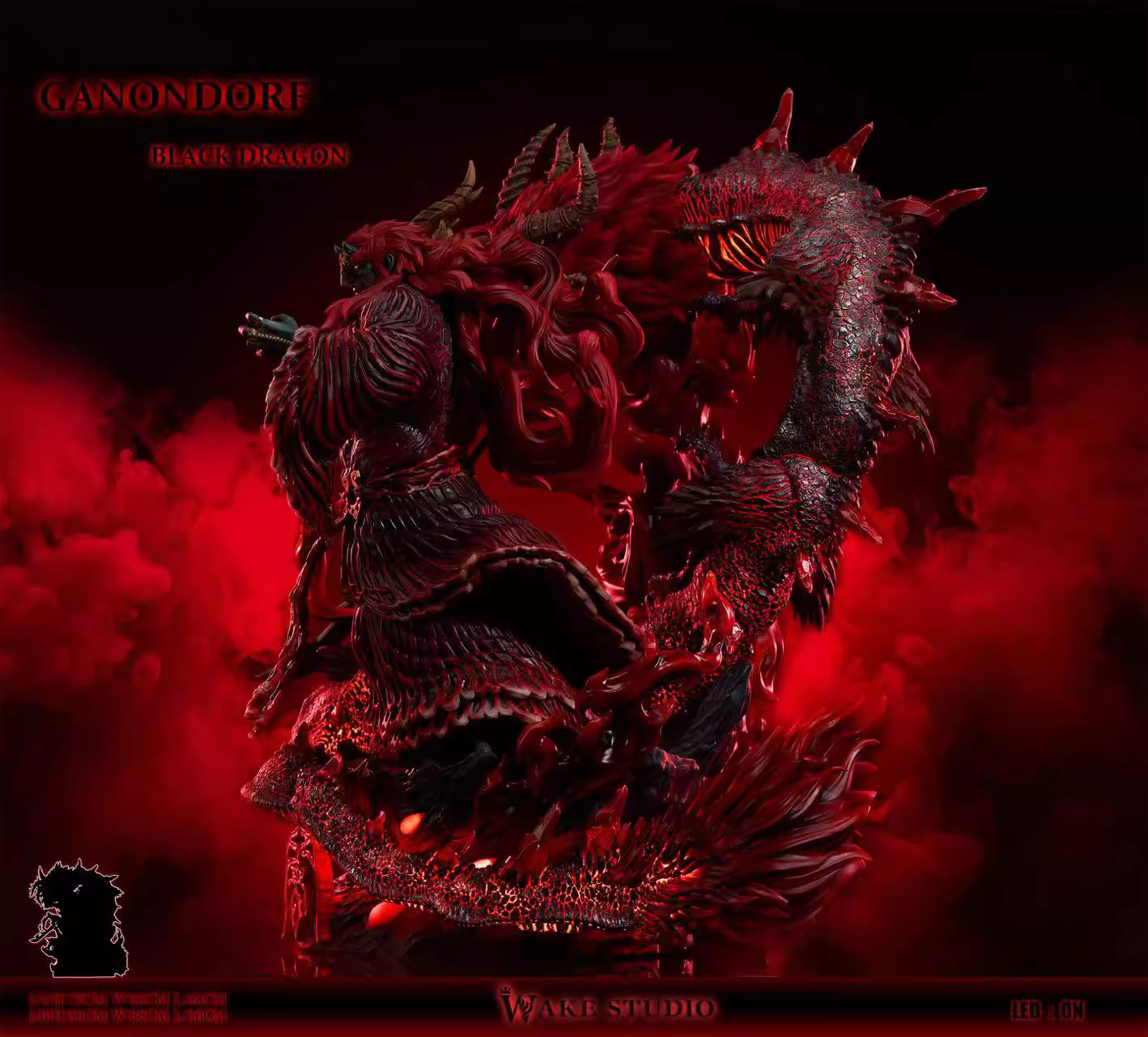 【Pre-sale】1/4 and 1/6 Scale Ganondorf with LED-The Legend of Zelda-Wake Studio