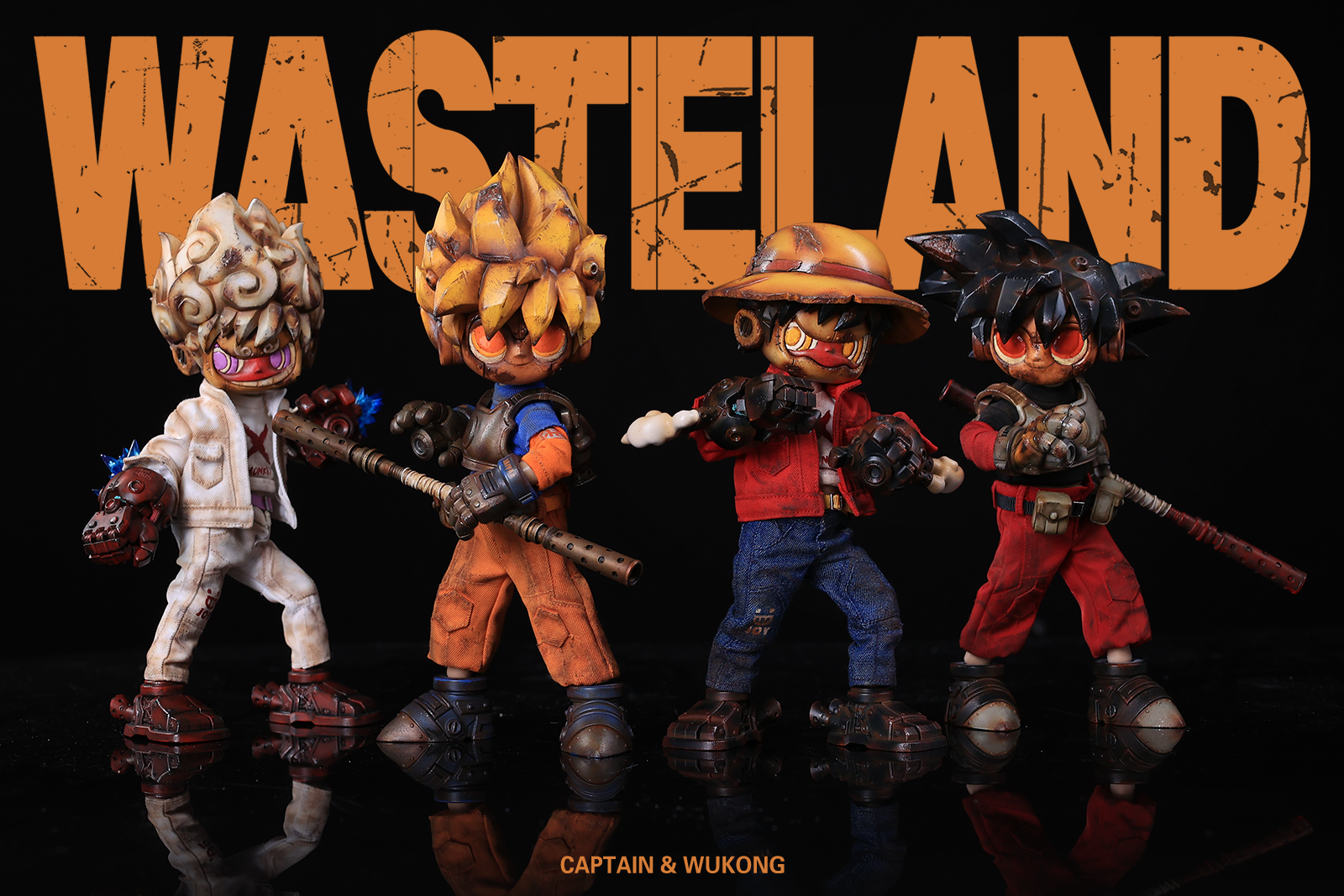 【Pre-sale】WasteLand-Wukong-Unit Zero, Super Mode Z and Captain-Steam Ignition, Nika Spark-Original Design-WeArtDoing Studio