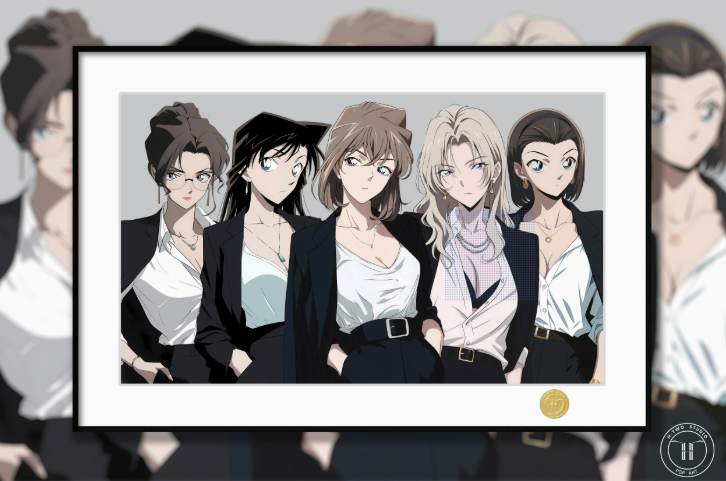 【Pre-sale】Decorative Painting of Five Girls-Detective Conan-H2 Studio
