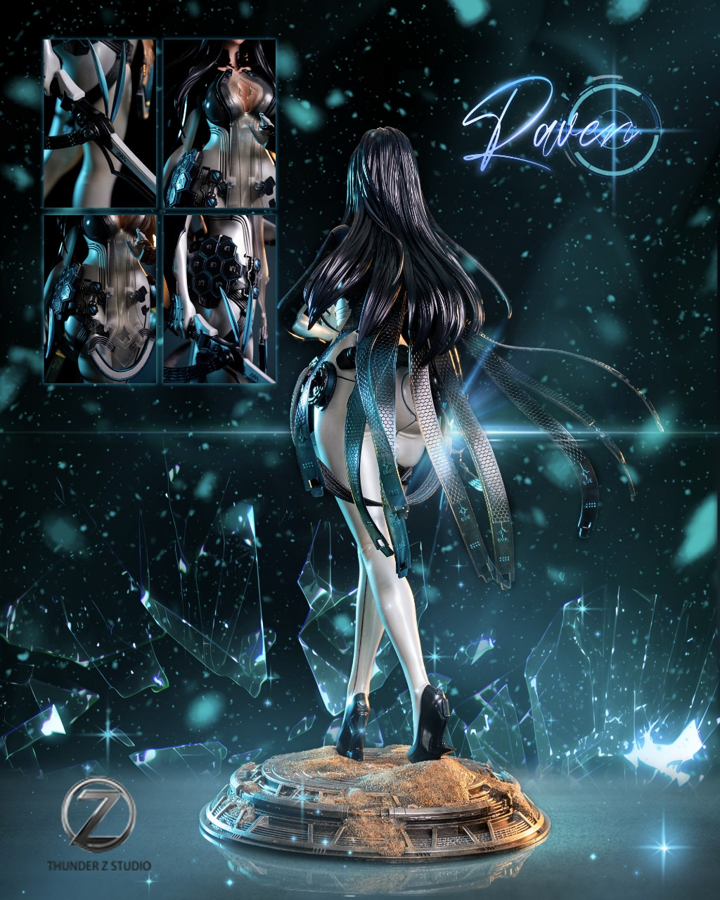【Pre-sale】1/4 Scale Raven-Stellar Blade-THUNDER Z Studio