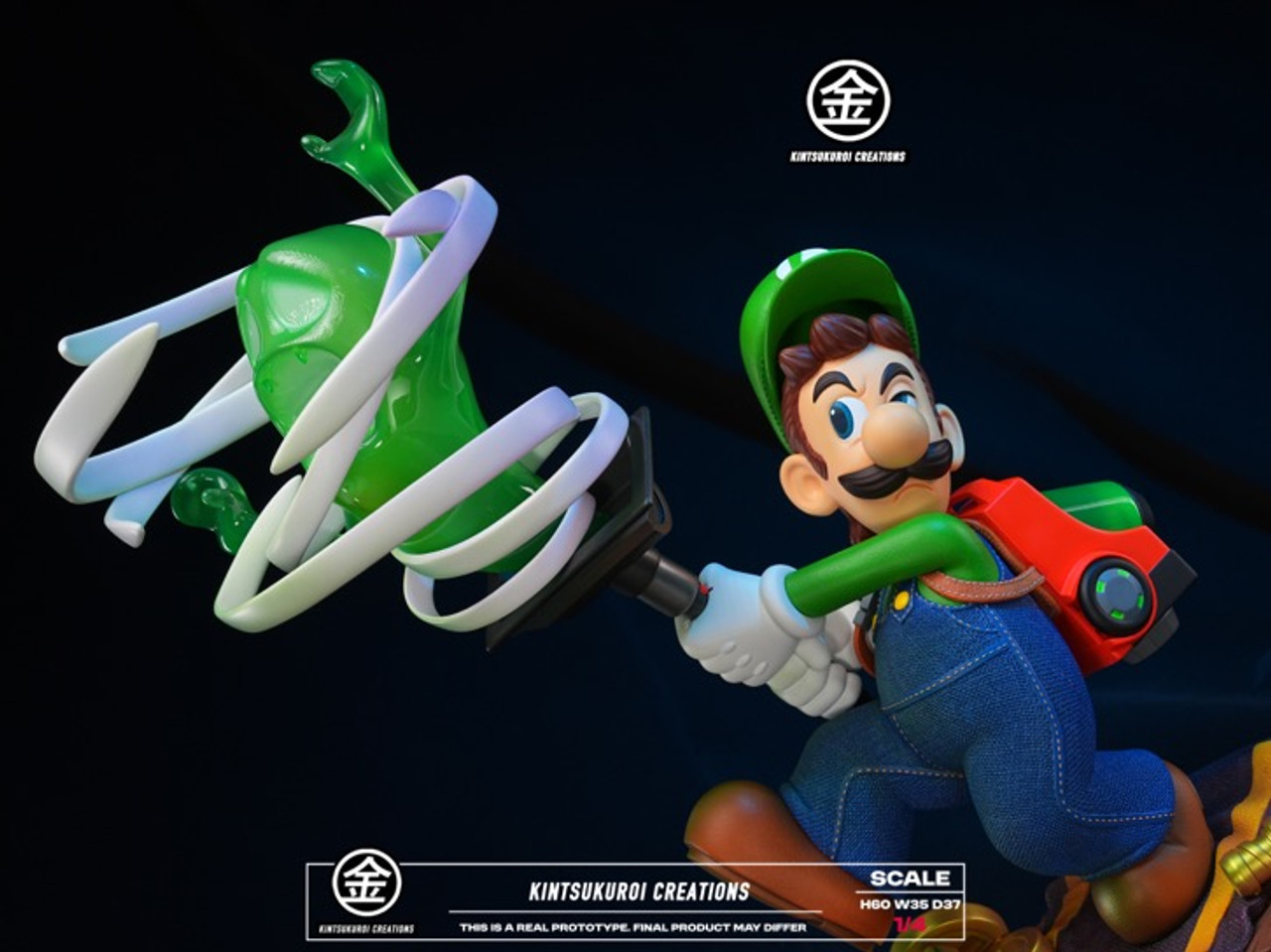 【Pre-sale】1/4 Scale Luigi's Mansion with LED-Super Mario-Kintsukuroi Creations Studio
