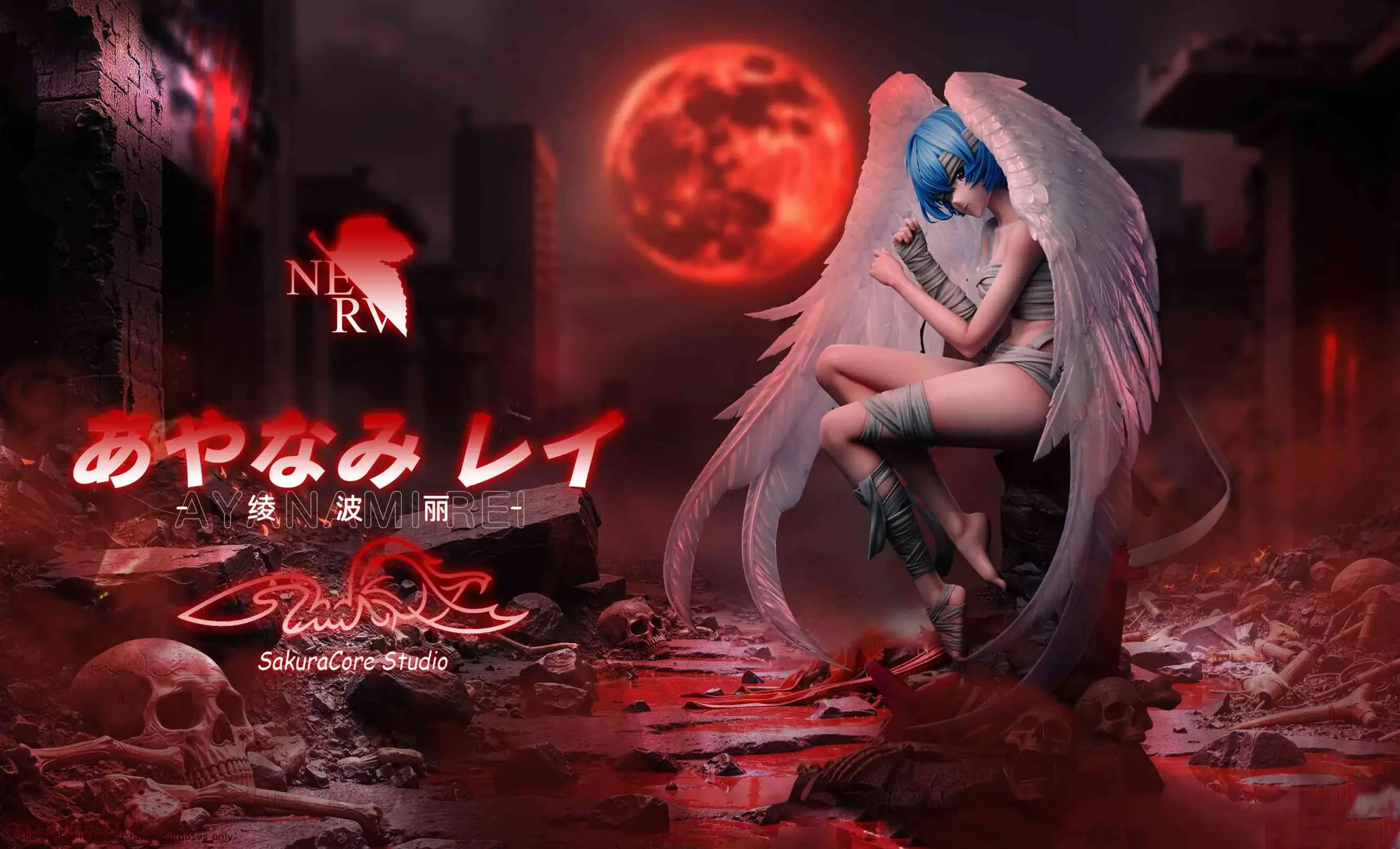 【Sold out】1/6 Scale Rei Ayanami-(EVA) Neon Genesis EVAngelion-SakuraCore Studio