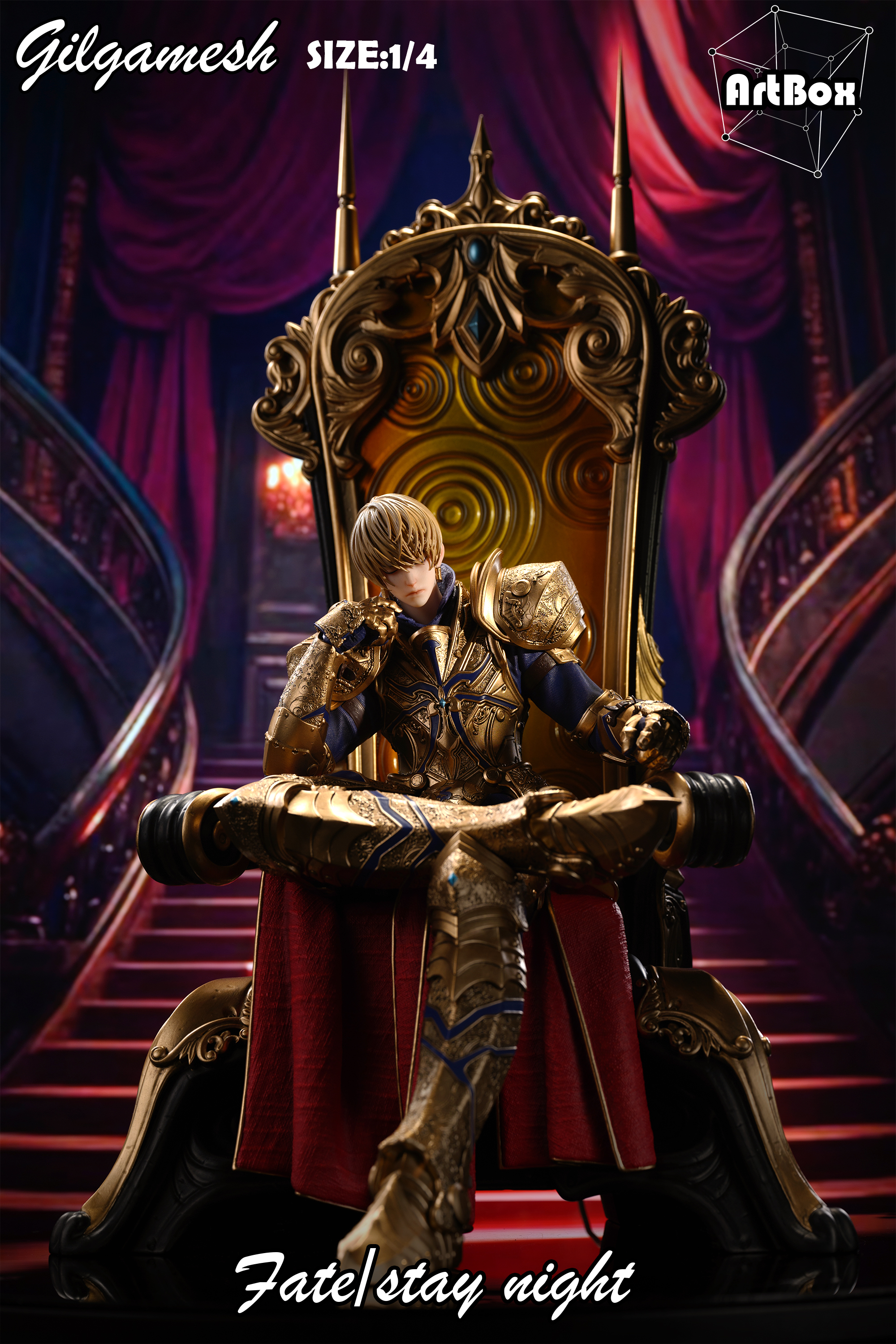 【Pre-sale】1/4 Scale Gilgamesh with LED-Fate/Stay Night-Artbox Studio