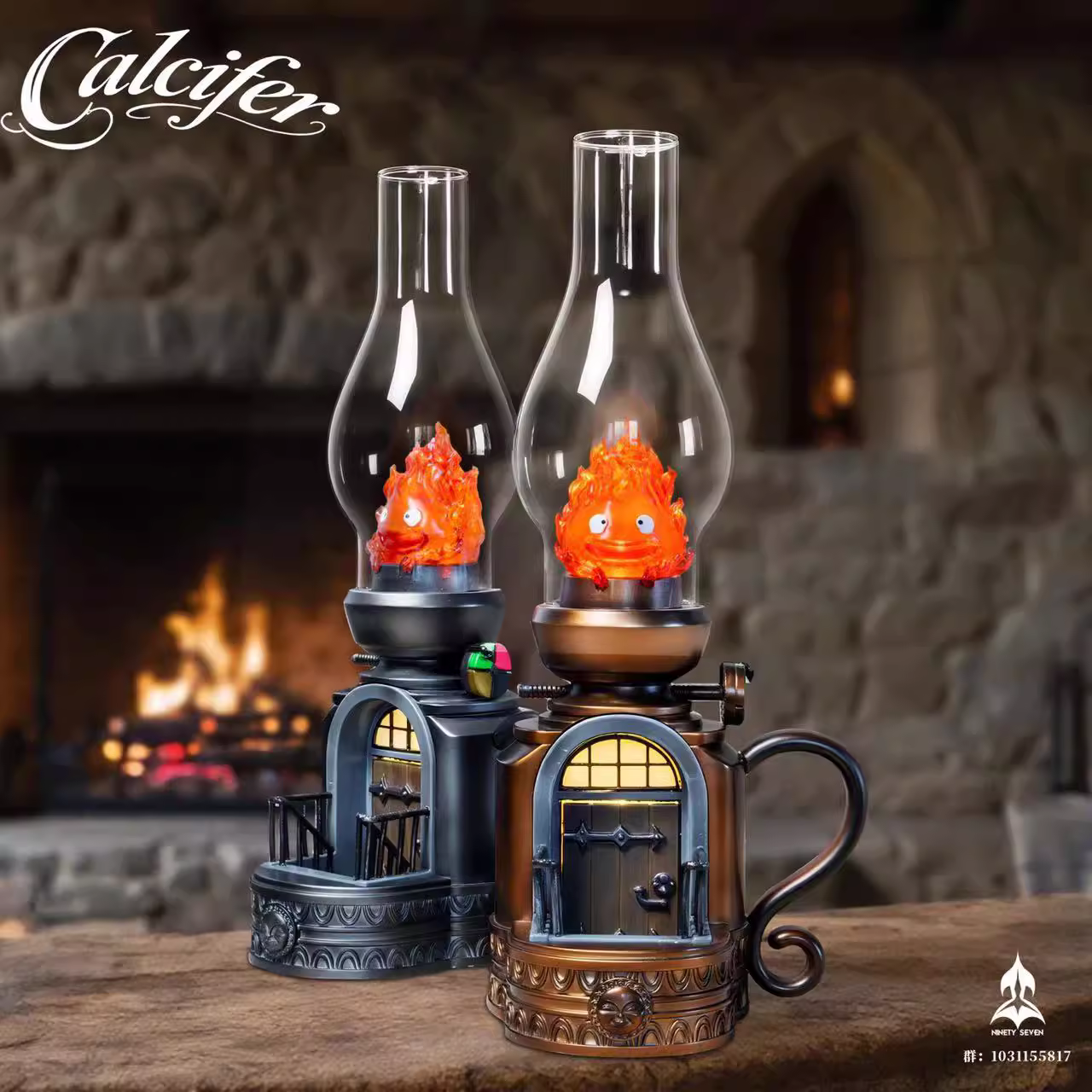 【Pre-sale】Retro Night Light Calcifer-NINETY SEVEN Studio