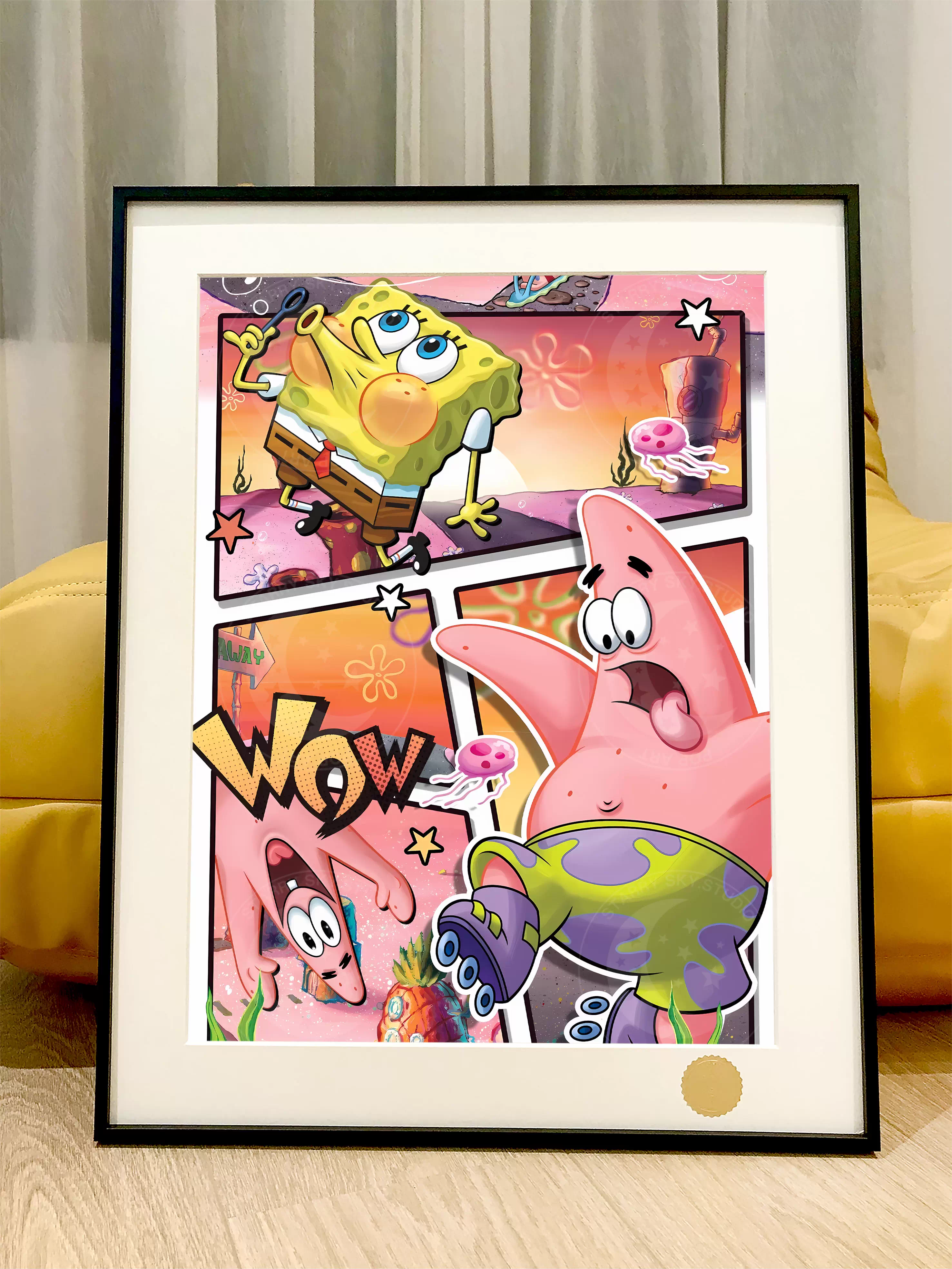 【Pre-sale】Decorative Painting of SpongeBob SquarePants-XingKong Studio