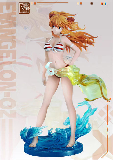 【Pre-sale】1/6 Scale Swimming Suit Asuka Langley Soryu-Rose Studio