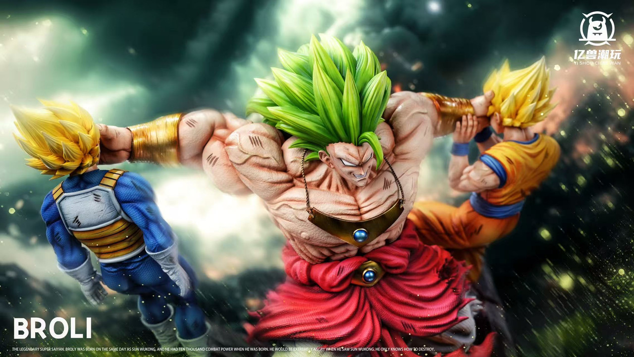 【Sold out】Broly VS Goku and Vegeta-YiShou Studio