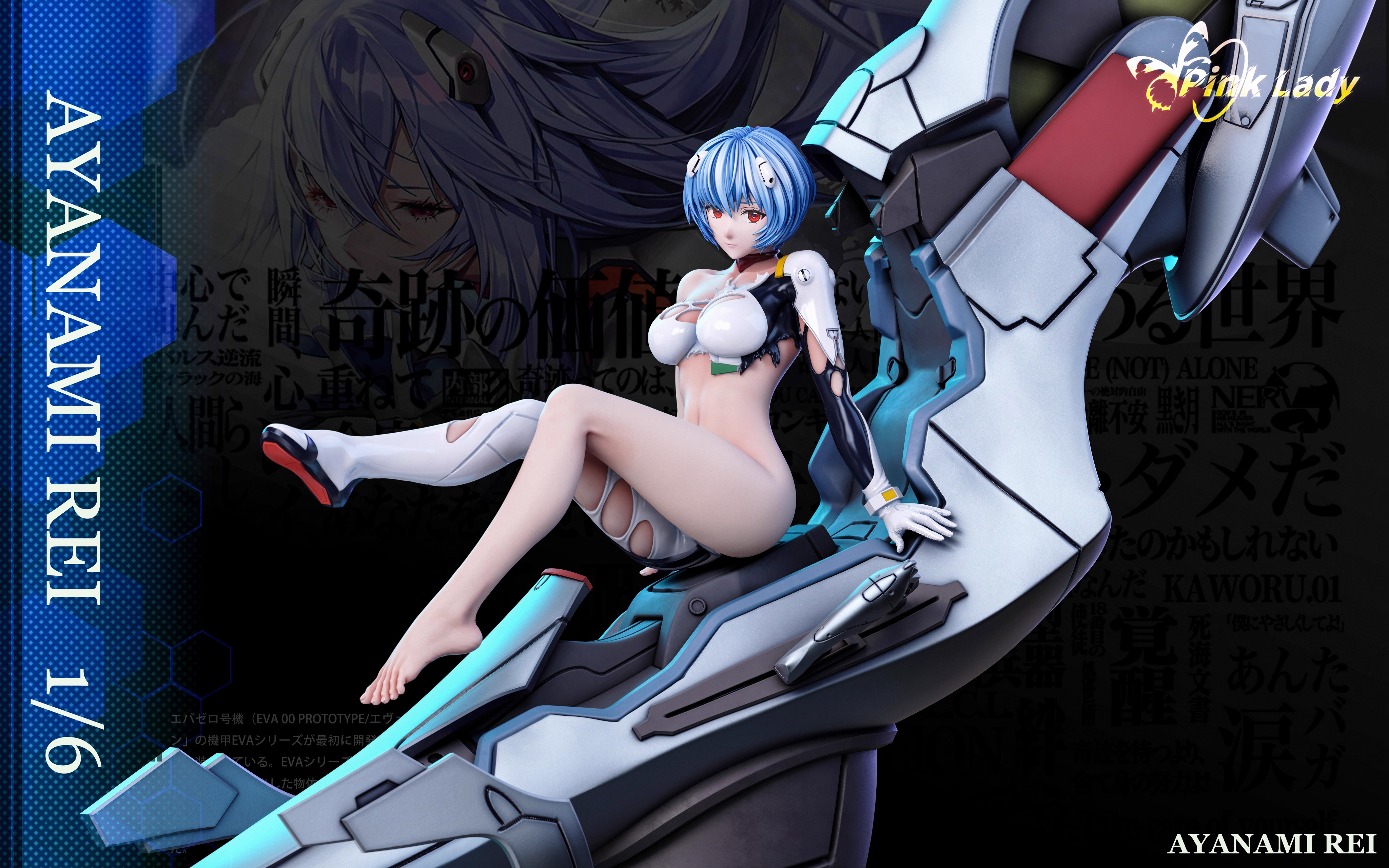 【Pre-sale】1/6 Scale Asuka Langley Soryu and Ayanami Rei-Pink Lady Studio