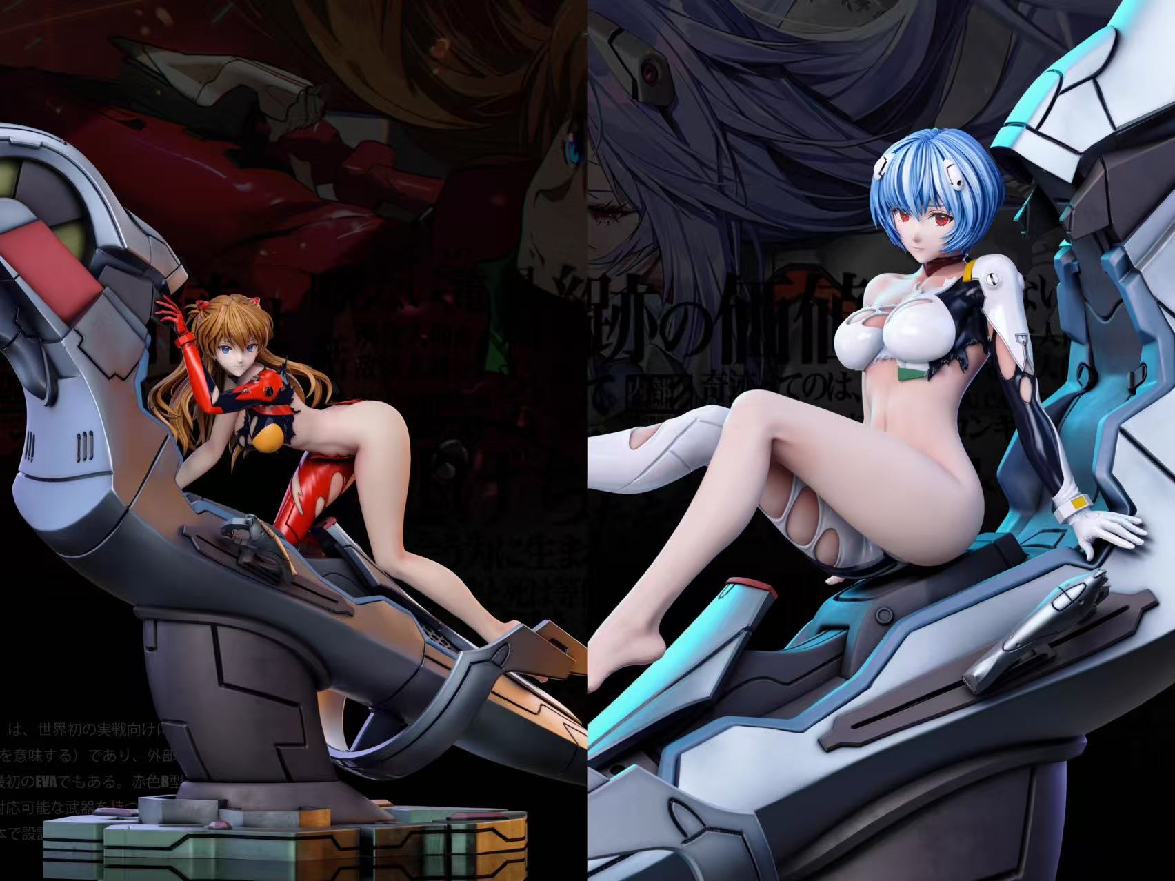 【Pre-sale】1/6 Scale Asuka Langley Soryu and Ayanami Rei-Pink Lady Studio