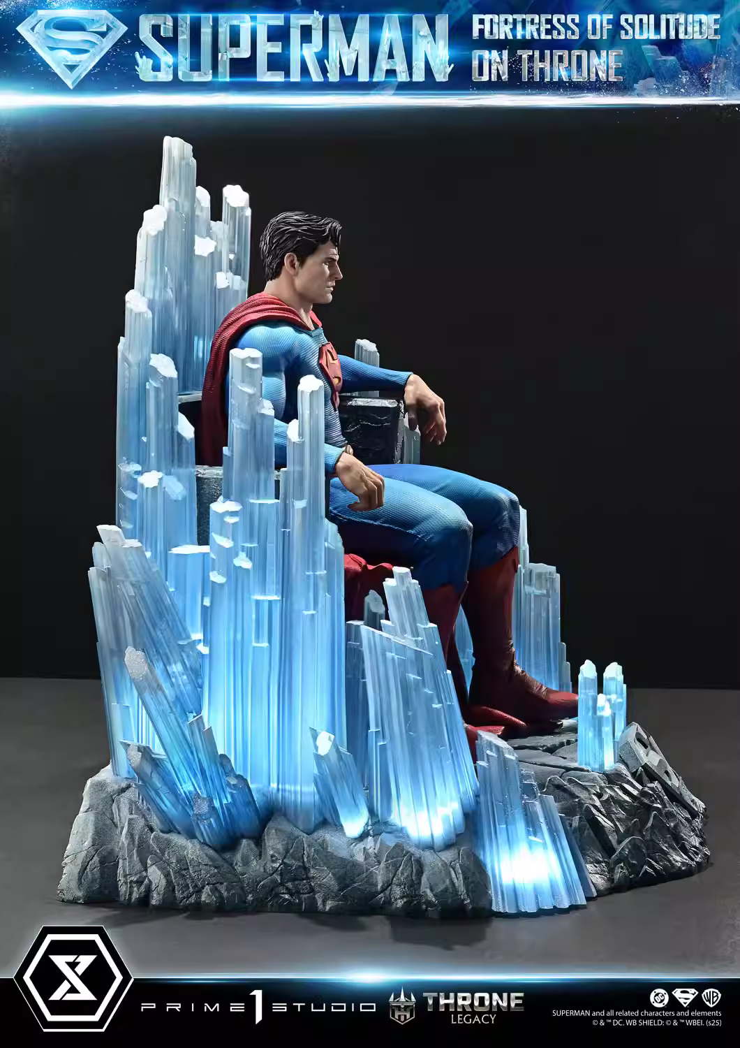 【Pre-sale】1/4 Scale Throne Superman-Prime 1 Statue Studio