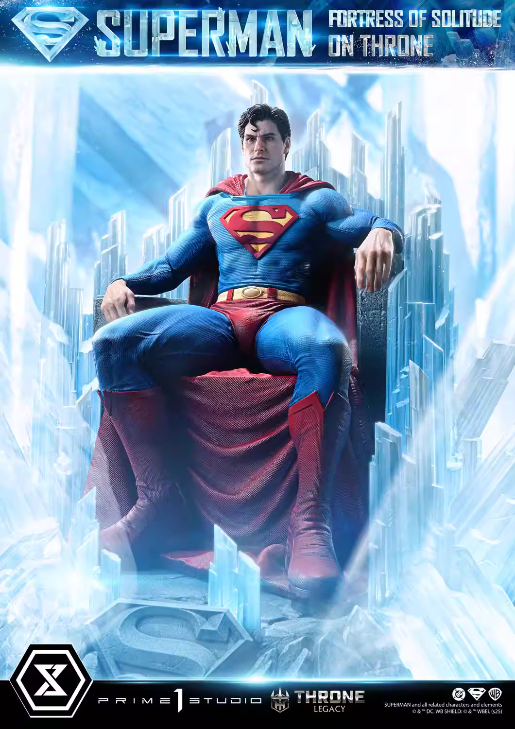 【Pre-sale】1/4 Scale Throne Superman-Prime 1 Statue Studio
