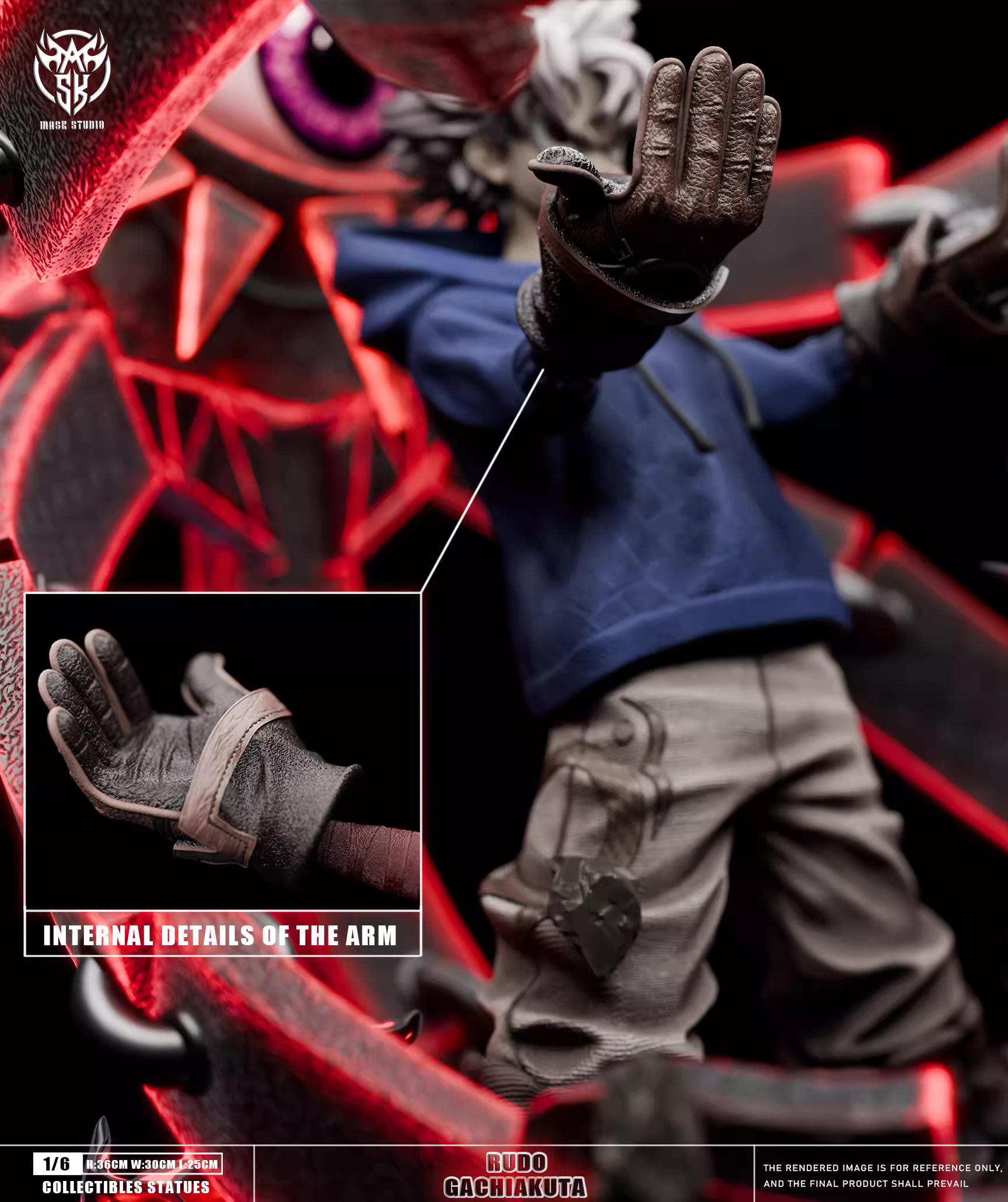 【Pre-sale】1/6 Scale GACHIAKUTA Rudo Surebrec-Mask Studio