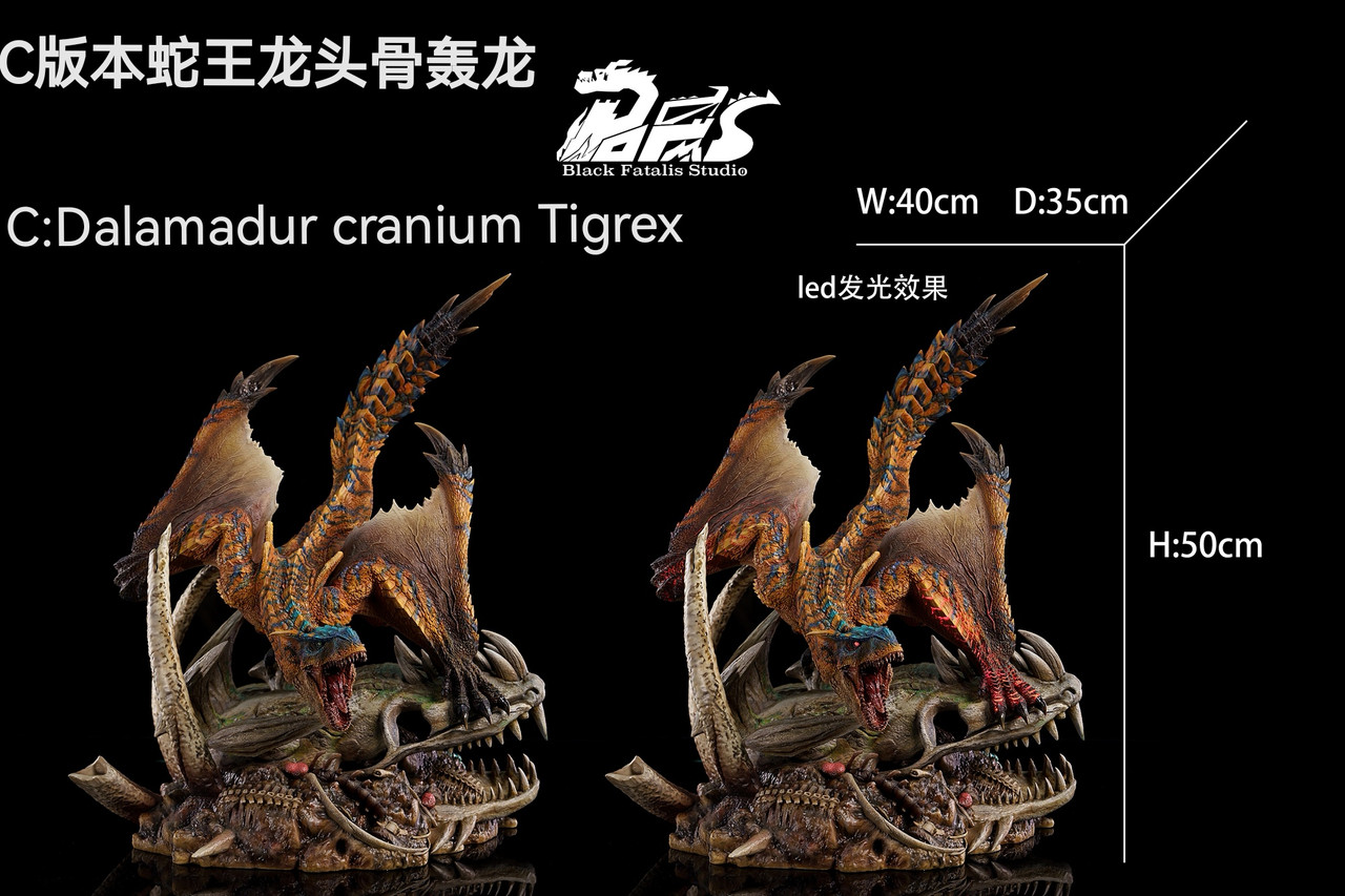 【Pre-sale】Tigrex﻿ with LED-Black Fatalis Studio