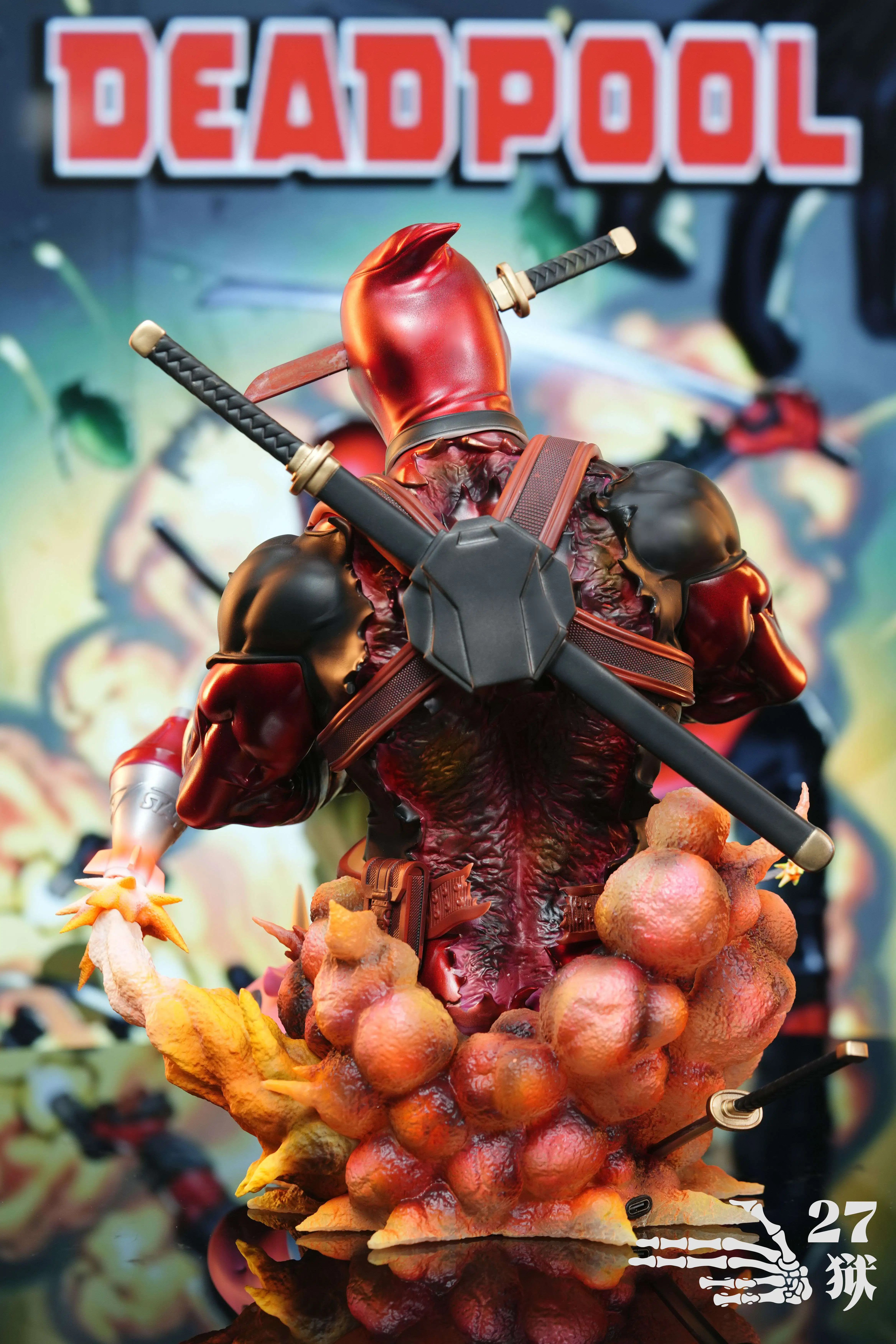 【Pre-sale】1/3 Scale Bust of Deadpool-27Abyss Studio