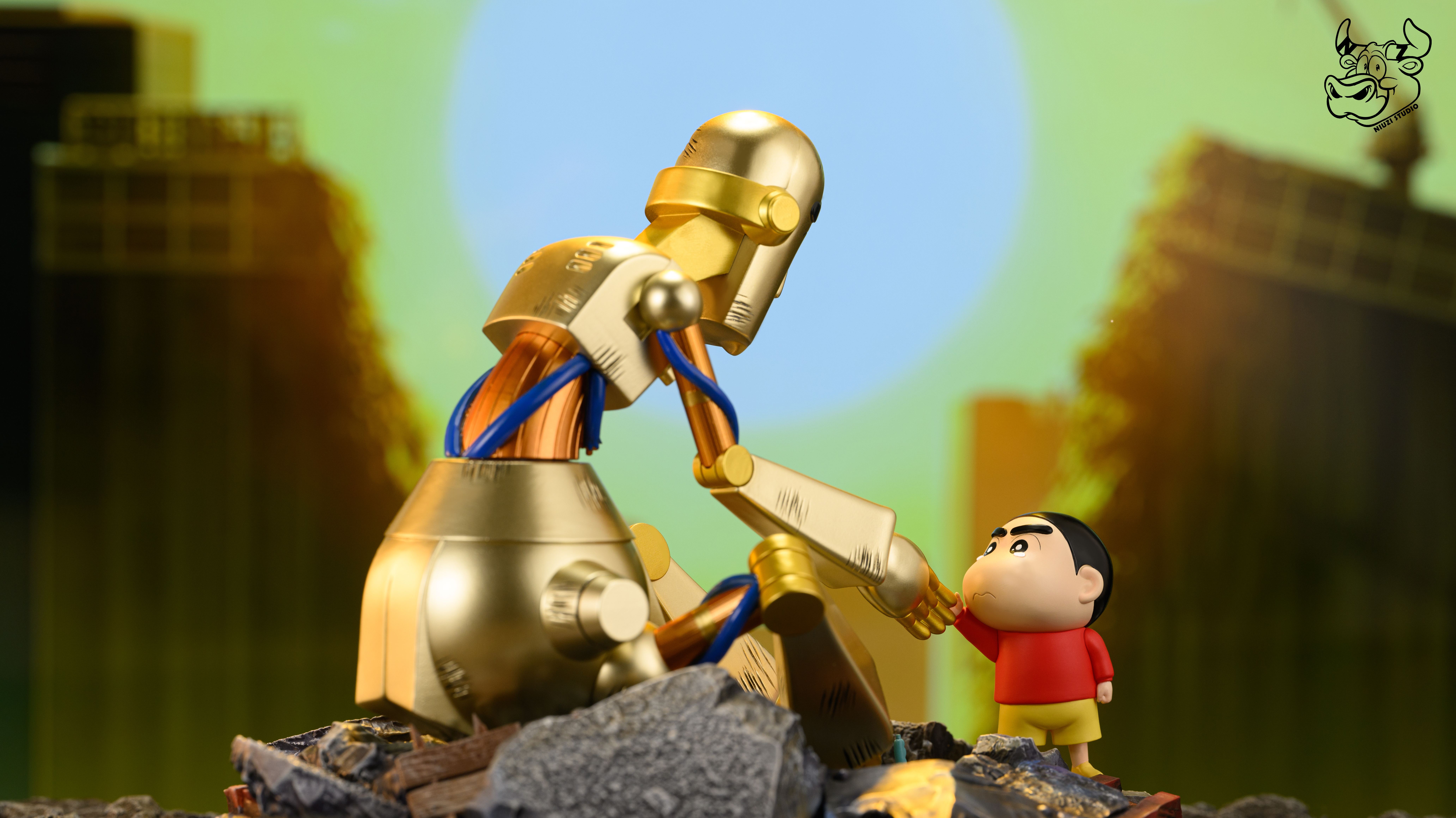 【Pre-sale003 野原 しんのすけ and Robot Father-NIUZI Studio